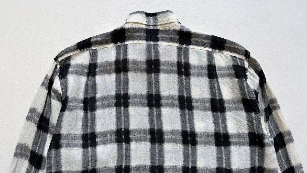 Dries Van Noten Early 2000s ‘Cobweb Weave’ Check Shirt Size US M / EU 48-50 / 2 - 15 Thumbnail