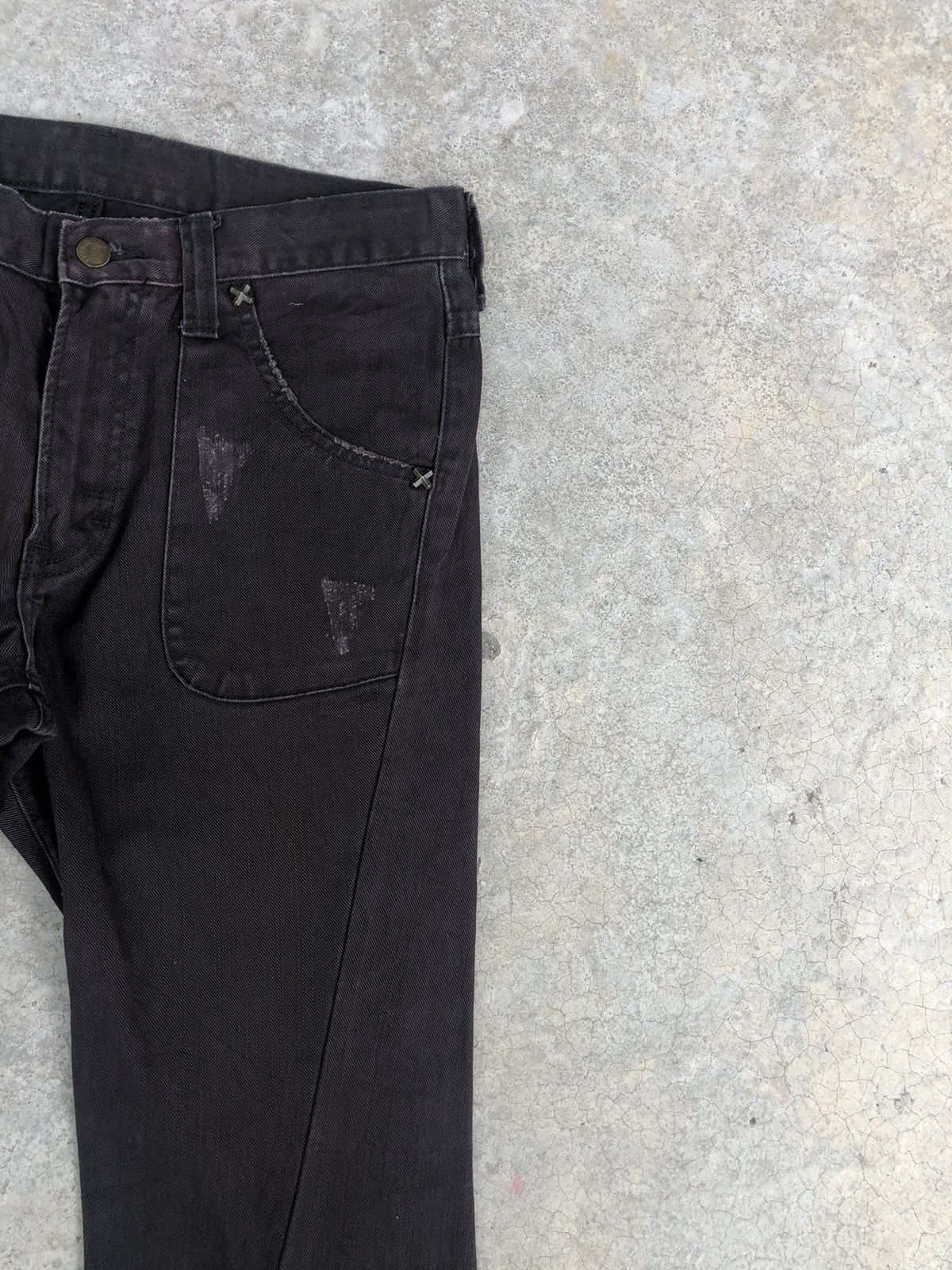 Lee Japanese Lee Flared Jeans Distressed Jeans Size US 32 / EU 48 - 6 Thumbnail