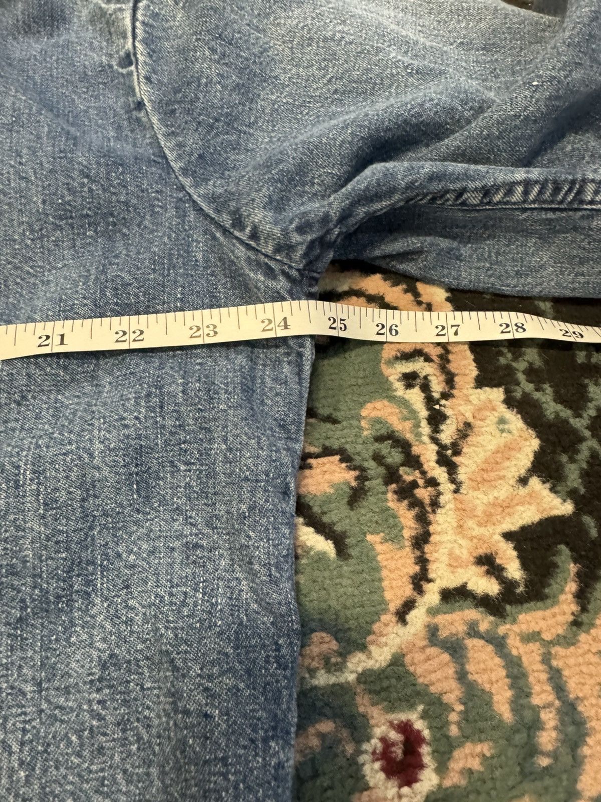 Vintage Vintage 70s 80s Carhartt Workwear denim Jacket Size US L / EU 52-54 / 3 - 7 Thumbnail