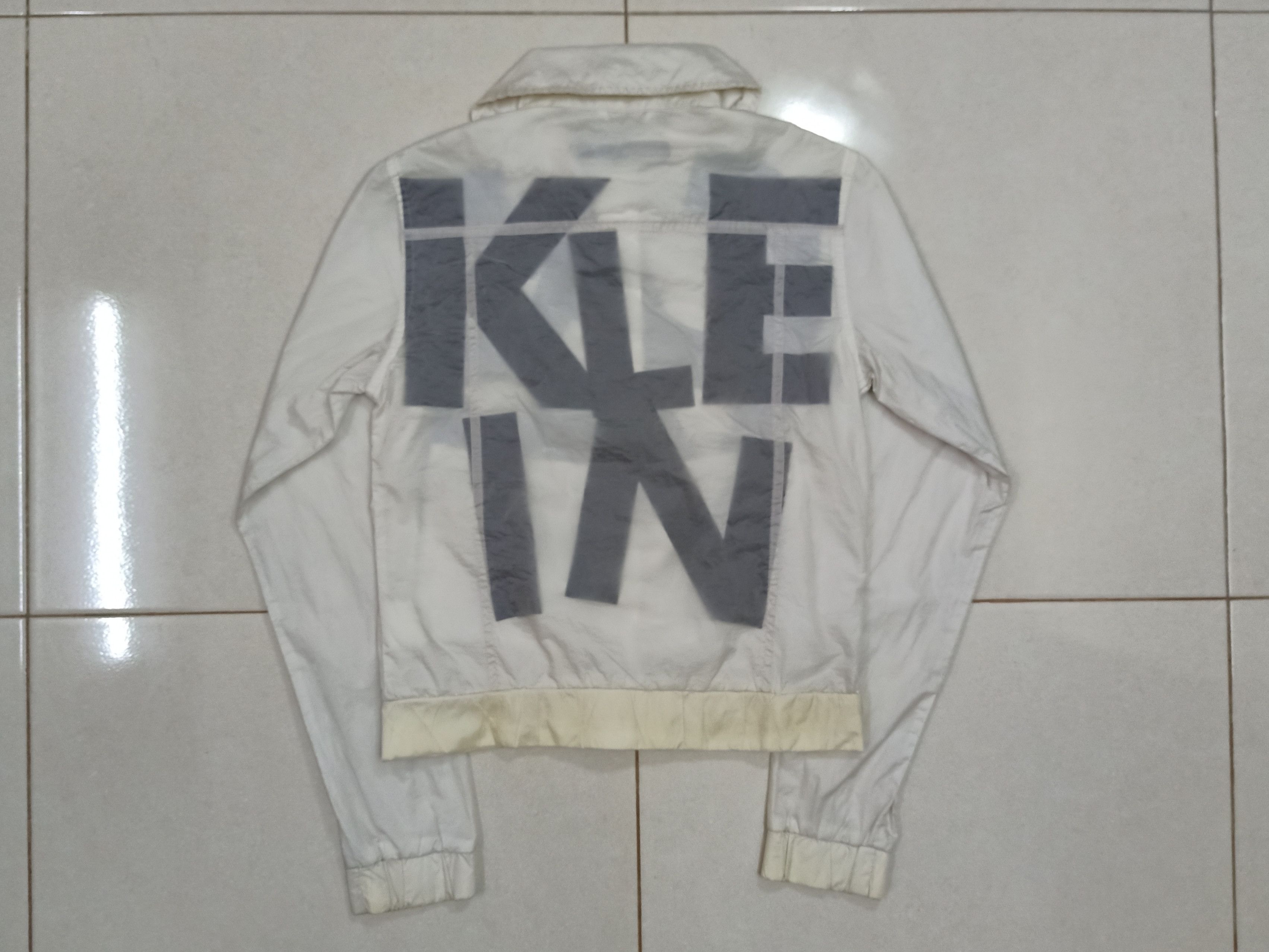 Calvin Klein CALVIN KLIEN JEANS Transparent Big Logo Windbreaker Jacket. Size S / US 4 / IT 40 - 13 Thumbnail