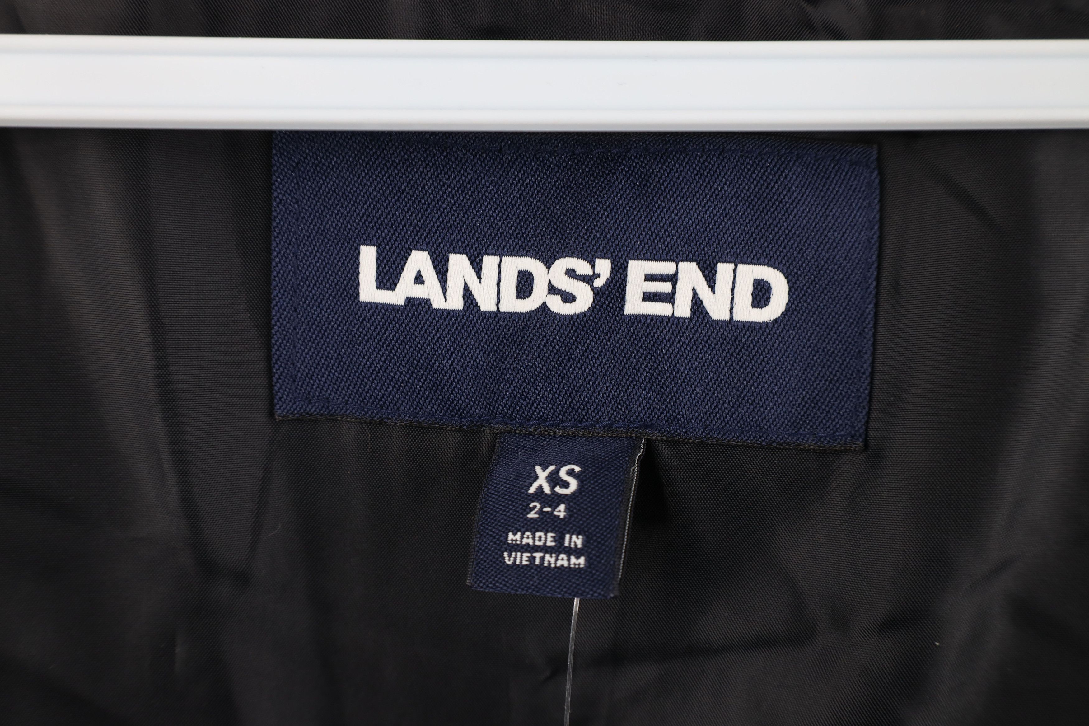 Lands' End × Vintage New Lands End Duck Down 600 Fill Puffer Vest Jacket Black Size XS / US 0-2 / IT 36-38 - 8 Thumbnail