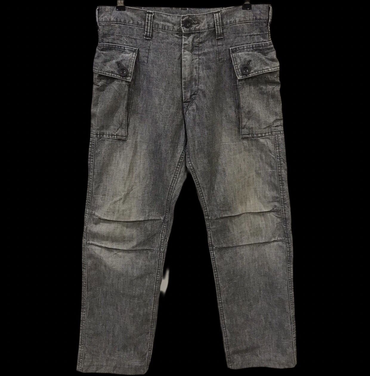Japanese Brand BARTACK Japan Military Monkey Pant Vintage 80s Design Pant Size US 31 - 1 Thumbnail