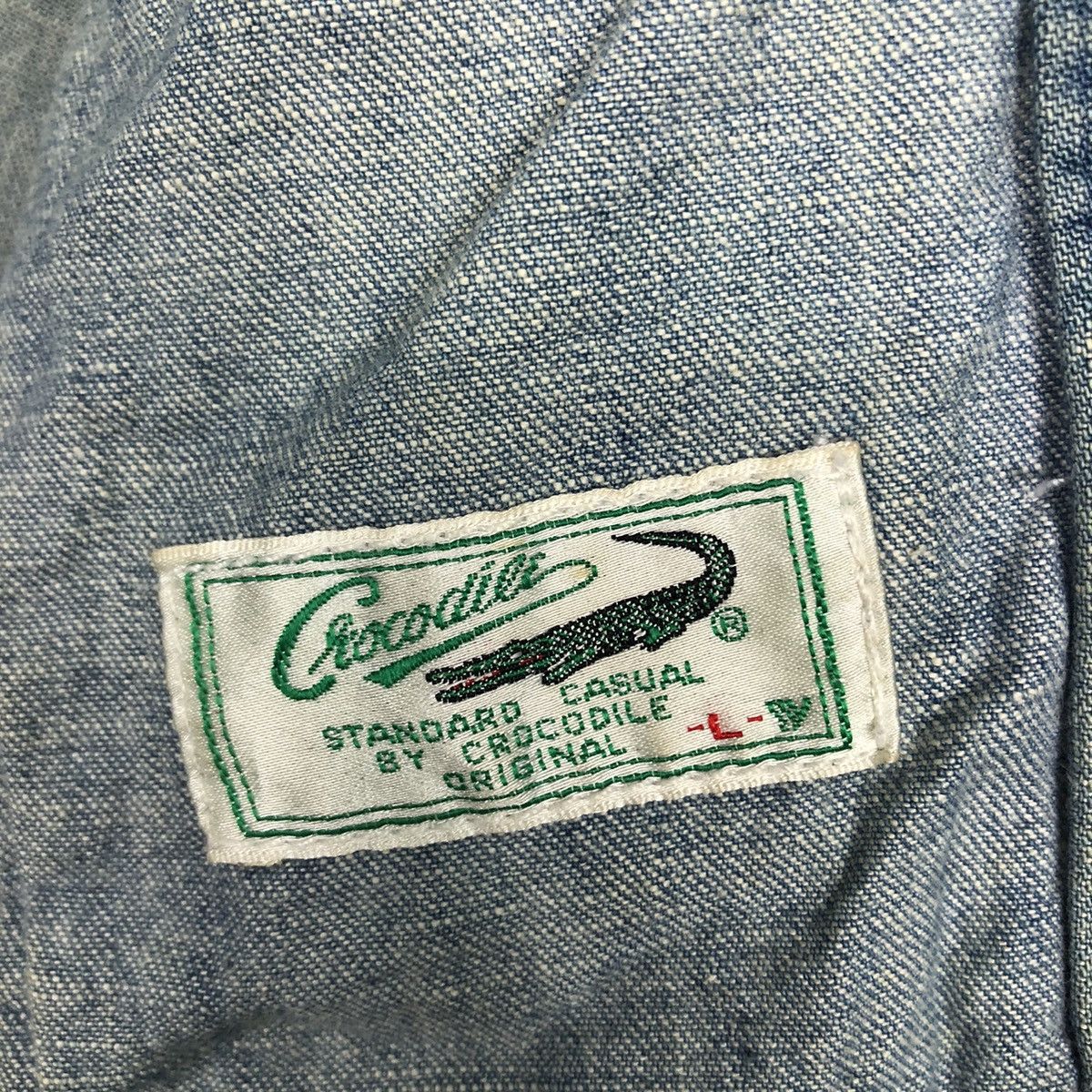 Japanese Brand 📌Vintage Worker Indigo Denim Jacket Crocodile Zipper Size US L / EU 52-54 / 3 - 20 Thumbnail