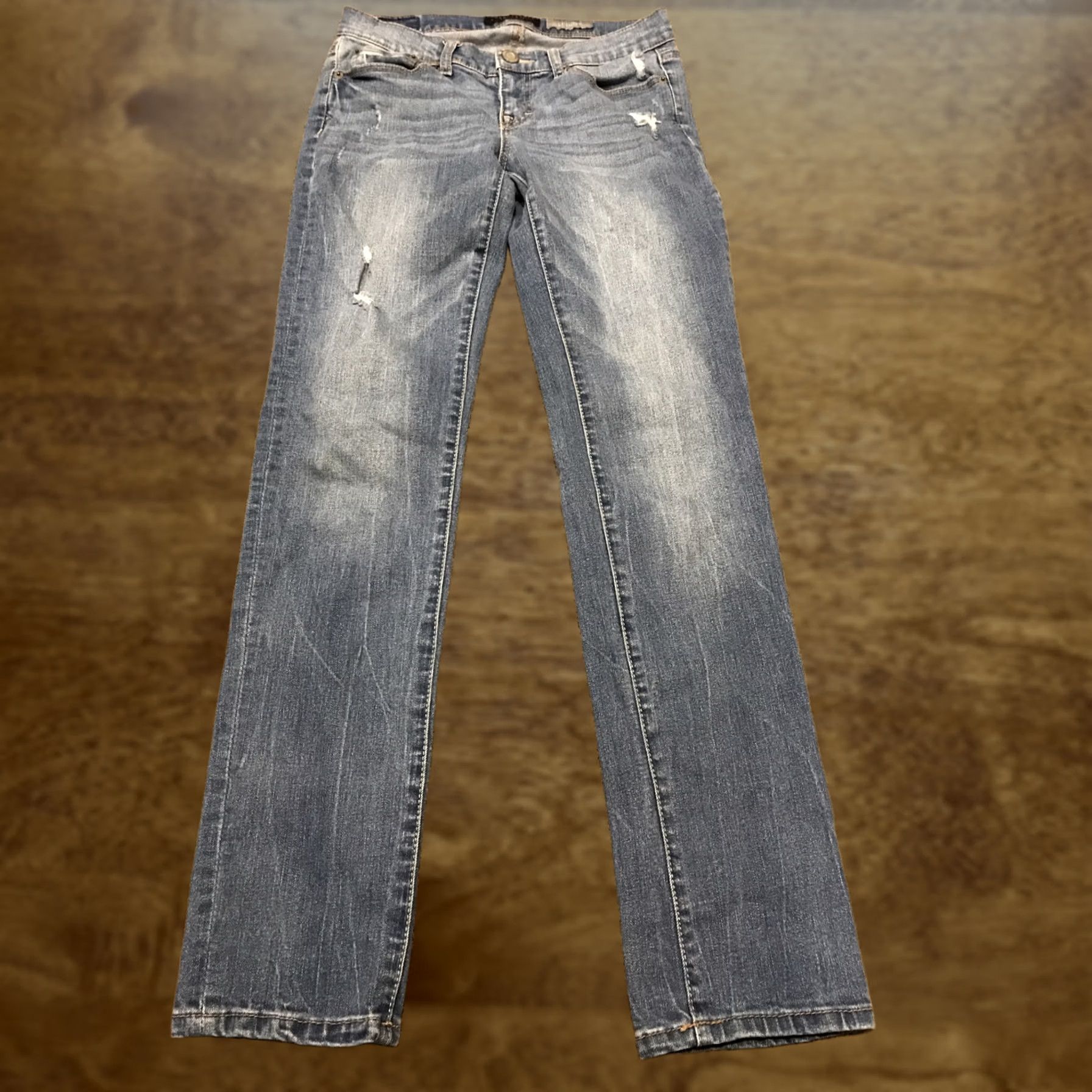 Vintage Aéropostale Jeans Skinny Women Regular Size 4 Denim Cotton Blend Blue 28 Waist 30 Inseam Size 27" / US 4 / IT 40 - 1 Thumbnail