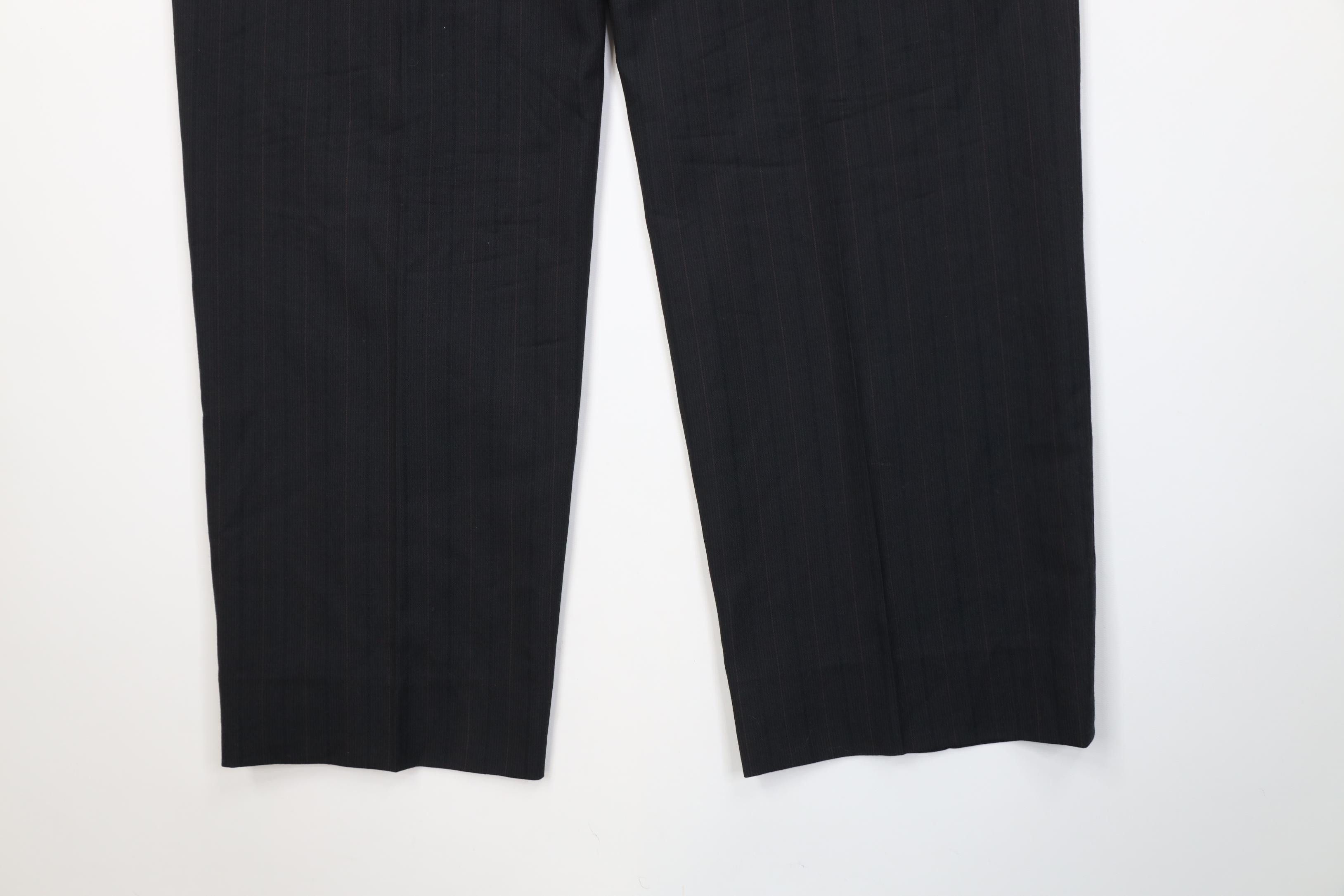 Vintage Vintage 90s Streetwear Knit Striped Wide Leg Chino Pants Size US 34 / EU 50 - 11 Thumbnail