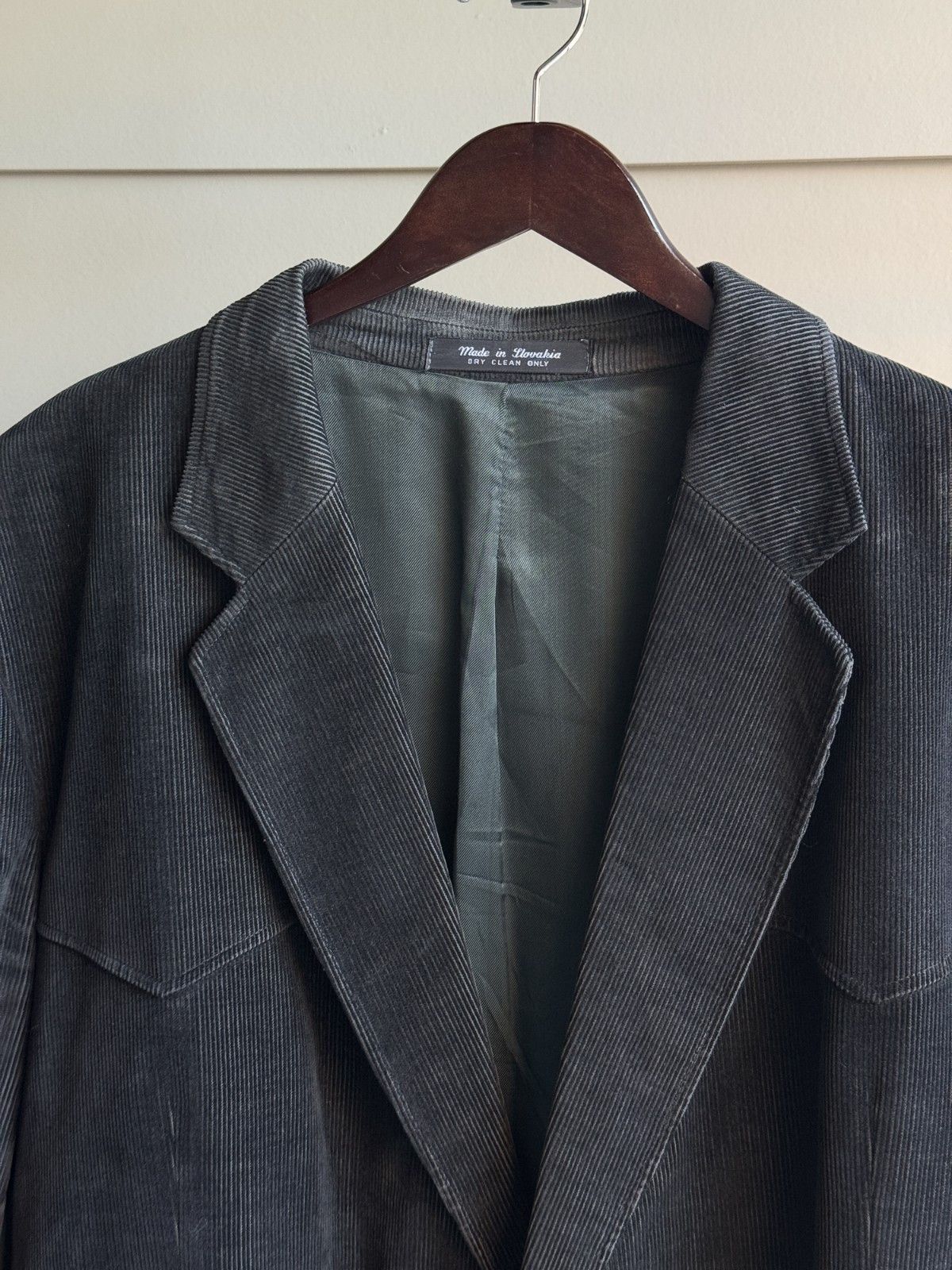 Cowboy Equipment VTG CCC Western Wear Black Corduroy Blazer Elbow Patches 52L Size US XXL / EU 58 / 5 - 7 Thumbnail