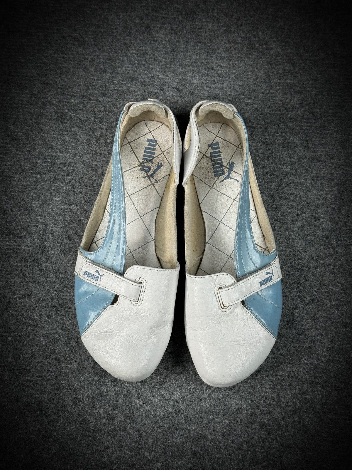 Leather × Puma × Vintage Vintage Leather Puma Flats Size US 6.5 / IT 36.5 - 1 Thumbnail