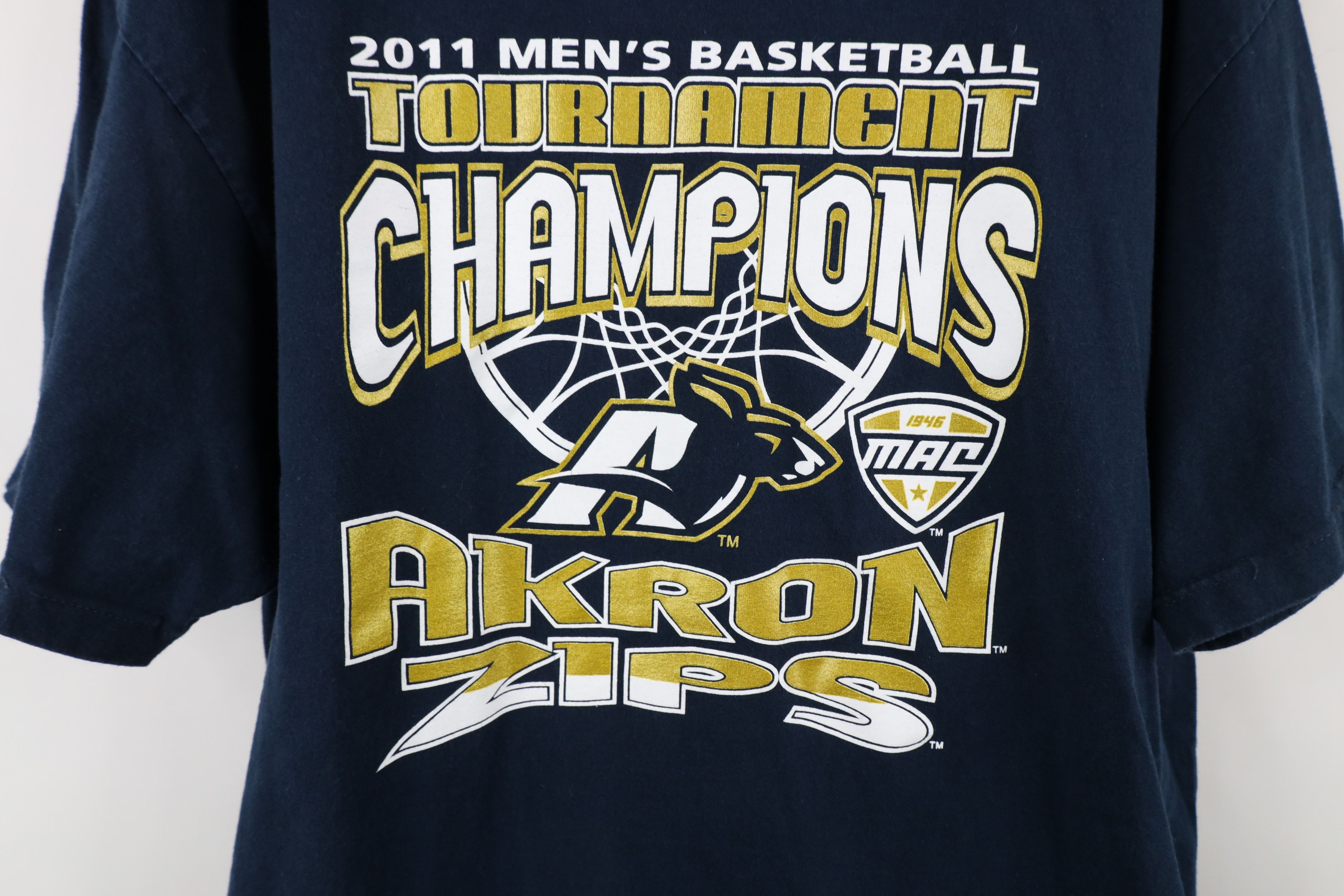 Vintage Vintage Tournament University of Akron Basketball T-Shirt Size US XL / EU 56 / 4 - 4 Thumbnail