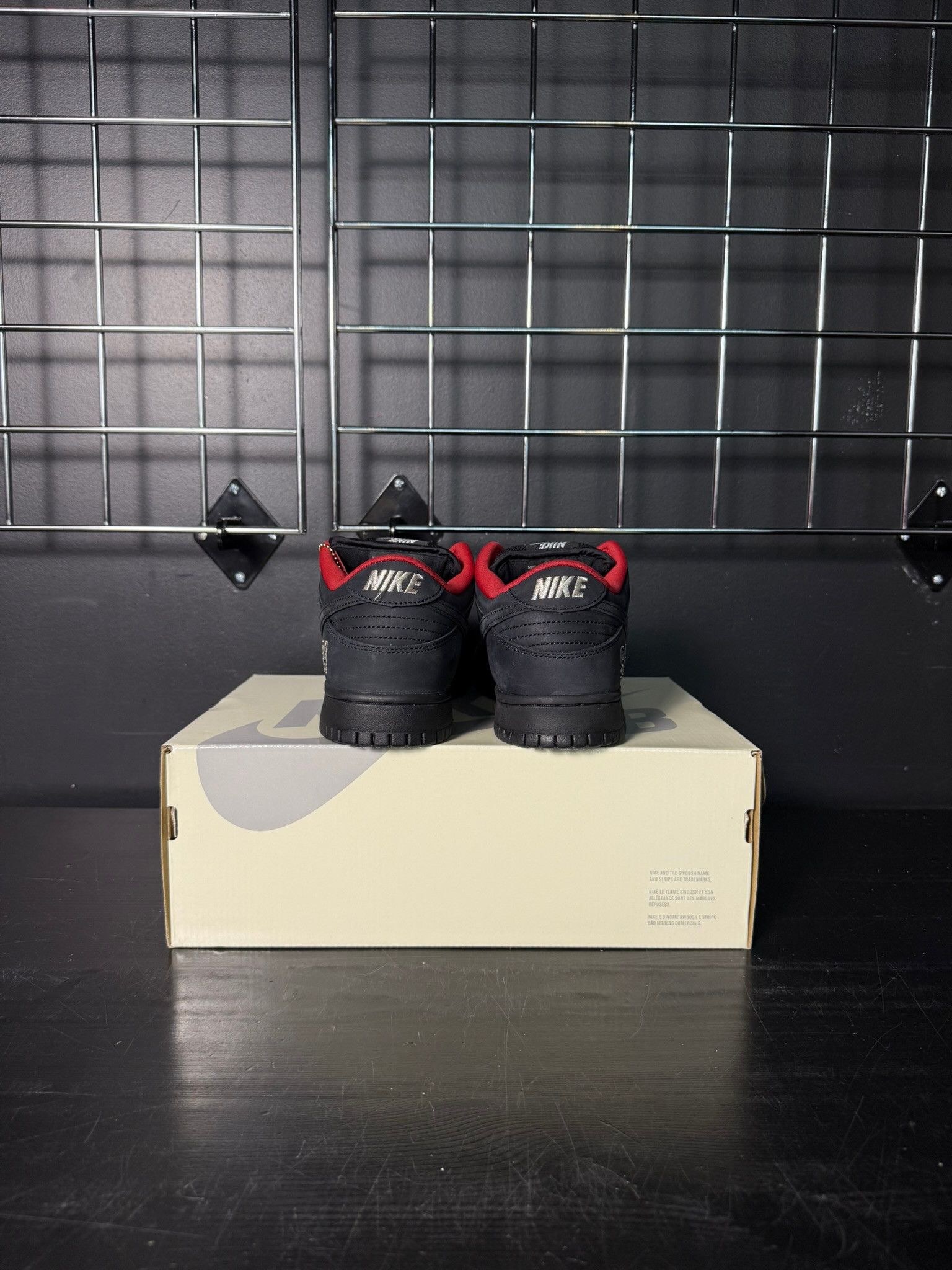 Nike Nike SB Dunk Low x Supreme 94 (Black) - Size 9.5 Size US 9.5 / EU 42-43 - 3 Thumbnail