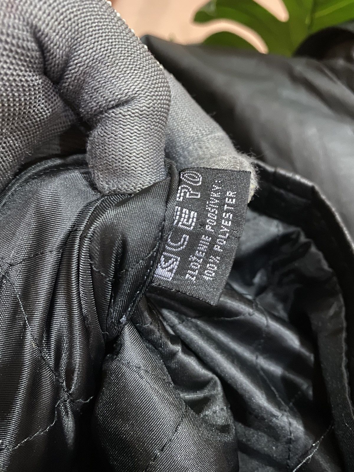 Other K CERO Black Faux Leather ZipUp Jacket Minimalist Moto Style Size US XS / EU 42 / 0 - 10 Thumbnail
