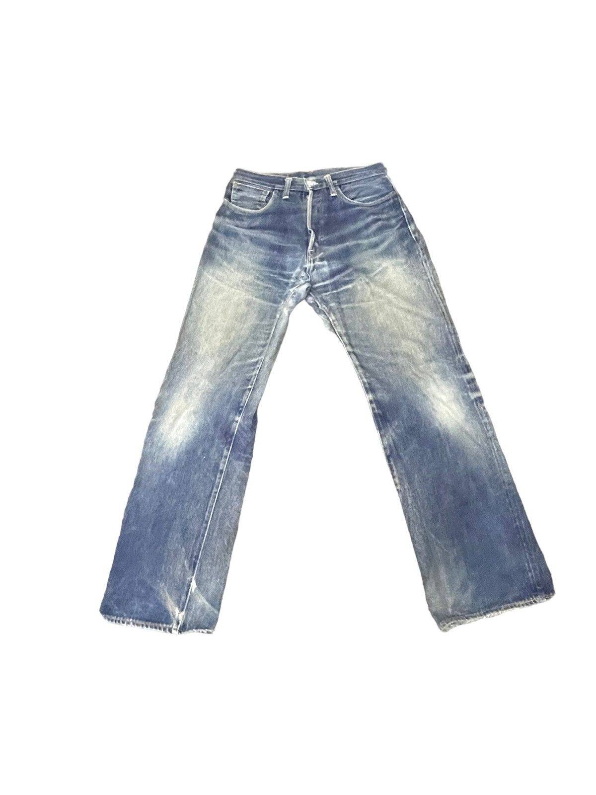Denime Vintage Denime Orizzonti Selvedge Faded Distresed Denim Size US 30 / EU 46 - 2 Thumbnail
