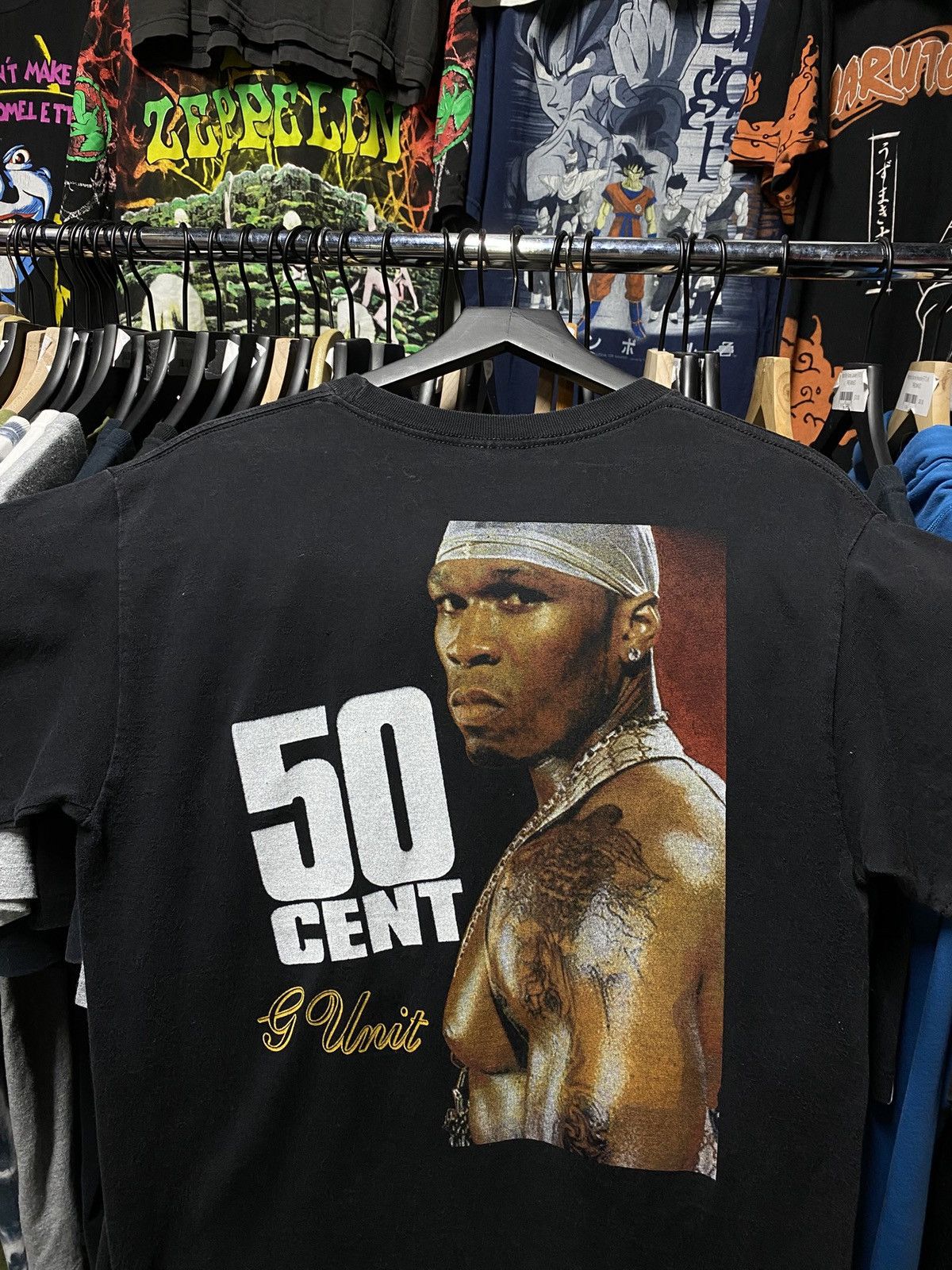Rap Tees Vintage 00’ 50 Cent Rap T-Shirt Adult Medium Size US M / EU 48-50 / 2 - 3 Thumbnail