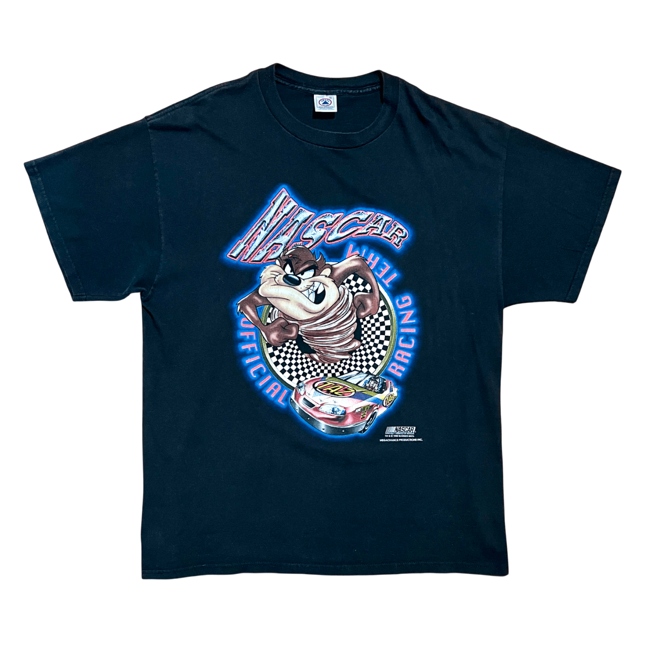 Delta Tasmanian Devil Nascar x Warner Bros 1998 Vintage T-Shirt Size US XL / EU 56 / 4 - 1 Thumbnail