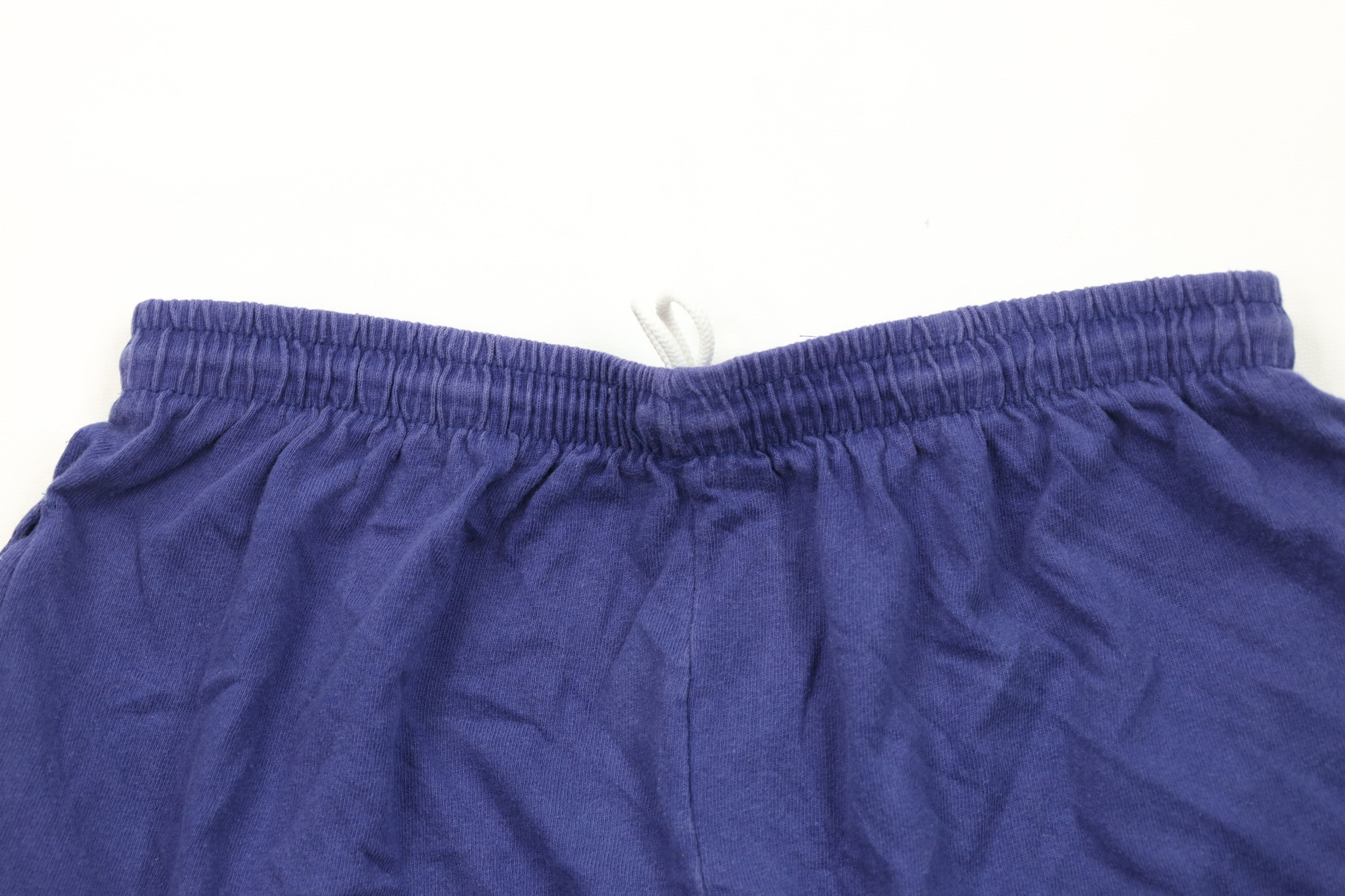 Champion Vintage 90s Champion Above Knee Knit Shorts Blue Cotton Size US 34 / EU 50 - 11 Thumbnail