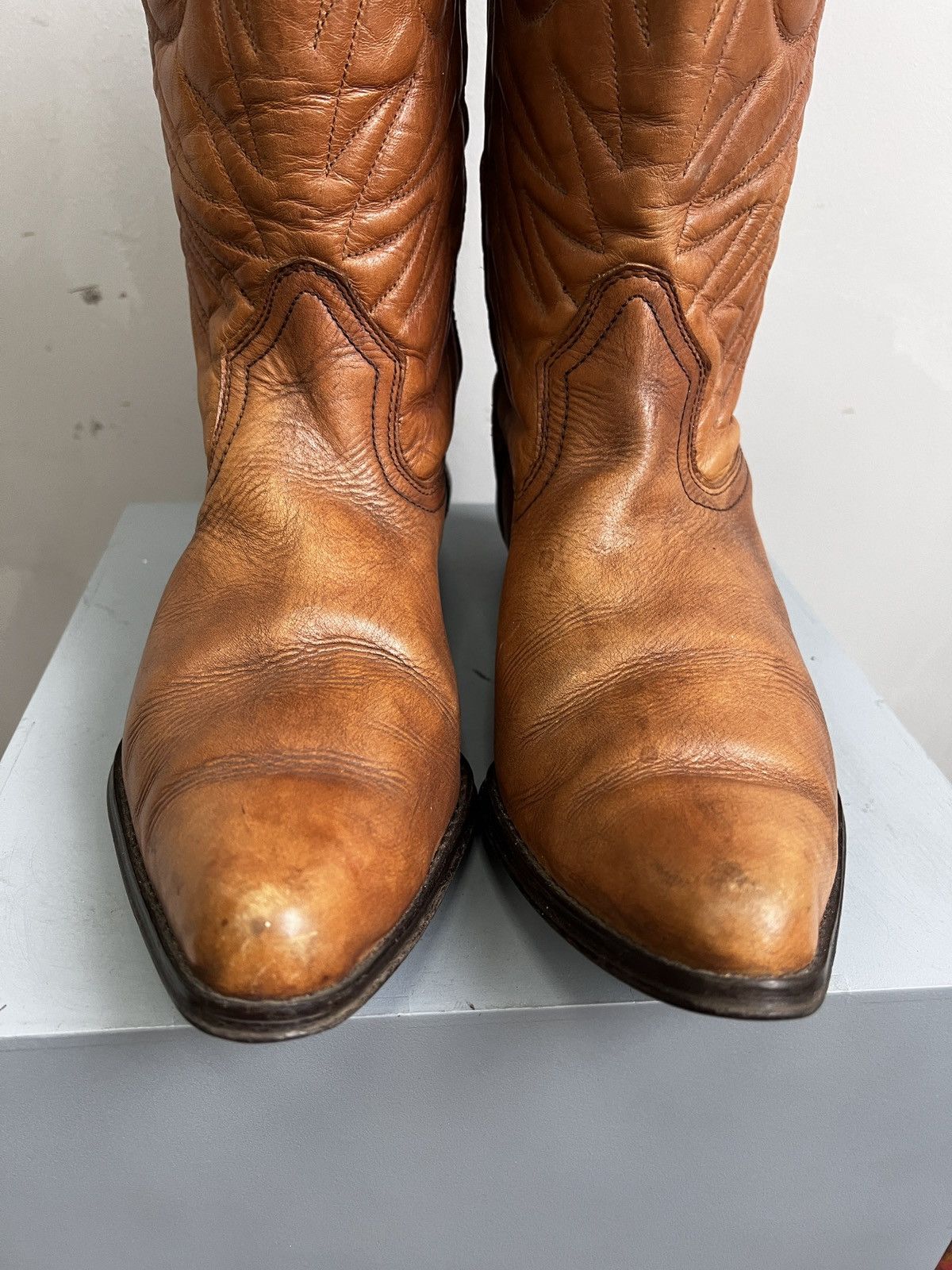 Other MOTO WESTERN GUIDI BUFFALO STYLE LEATHER BOOTS 90s Size US 10 / EU 43 - 6 Thumbnail