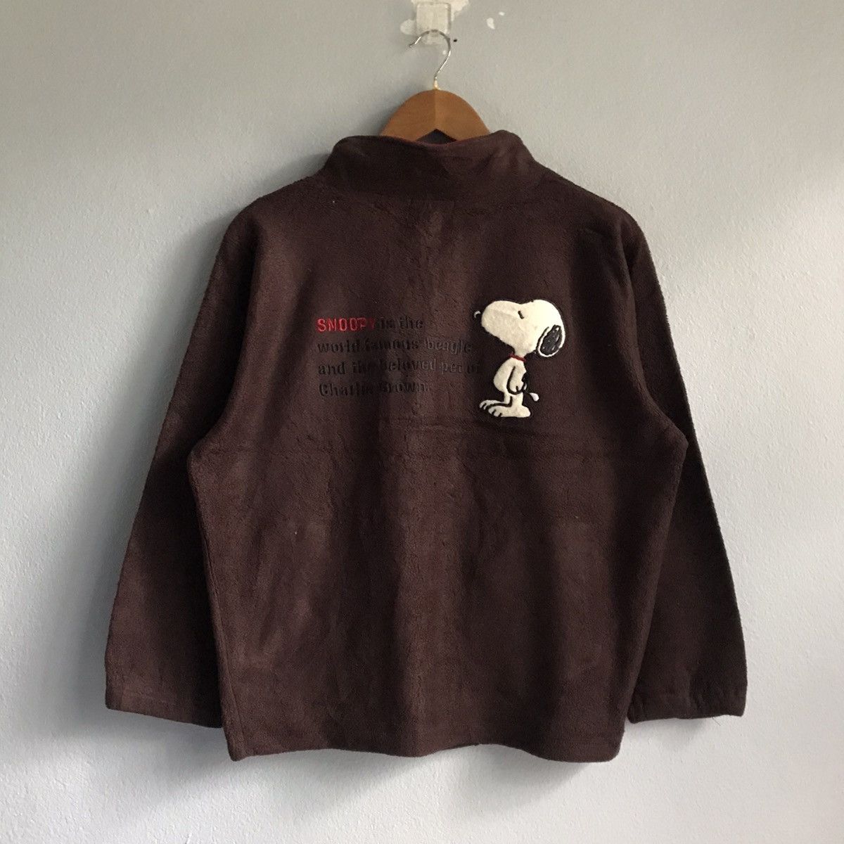 Peanuts Peanuts charlie brown doghouse fleece jacket zip up Grailed