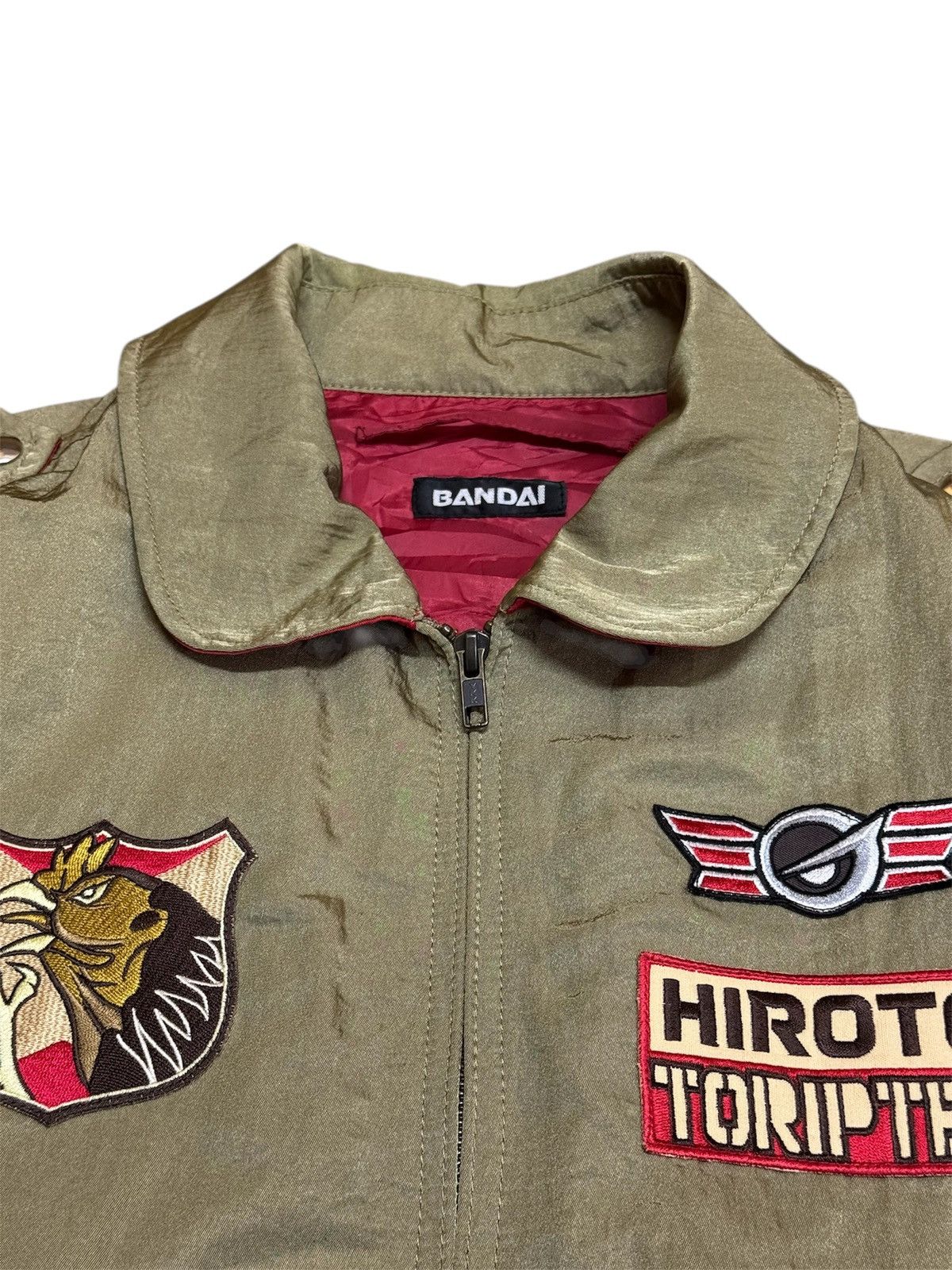 Anime Vintage Bandai Hiroto Sutou Go-on Gold Bomber Jacket Size US XL / EU 56 / 4 - 5 Thumbnail