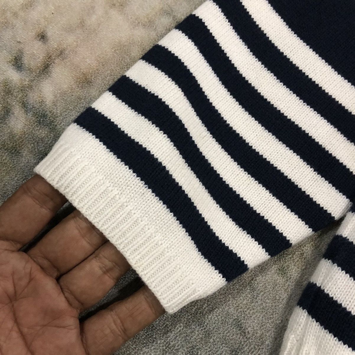 Hai Sporting Gear Sporting Gear Hai by issey miyake border stripes knitwear Size M / US 6-8 / IT 42-44 - 6 Thumbnail