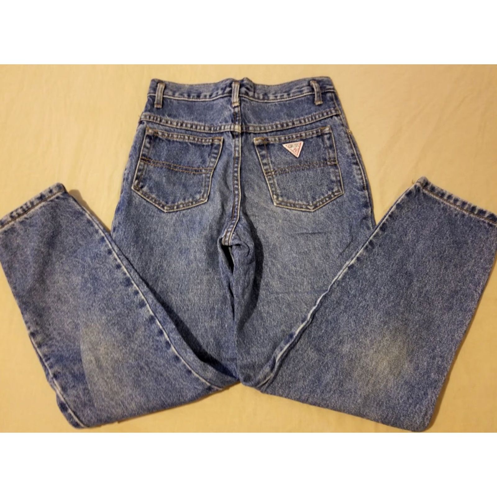 Guess VINTAGE GUESS Jeans Womens 10 Denim Tapered Blue Pants Size 32" / US 10 / IT 46 - 2 Thumbnail