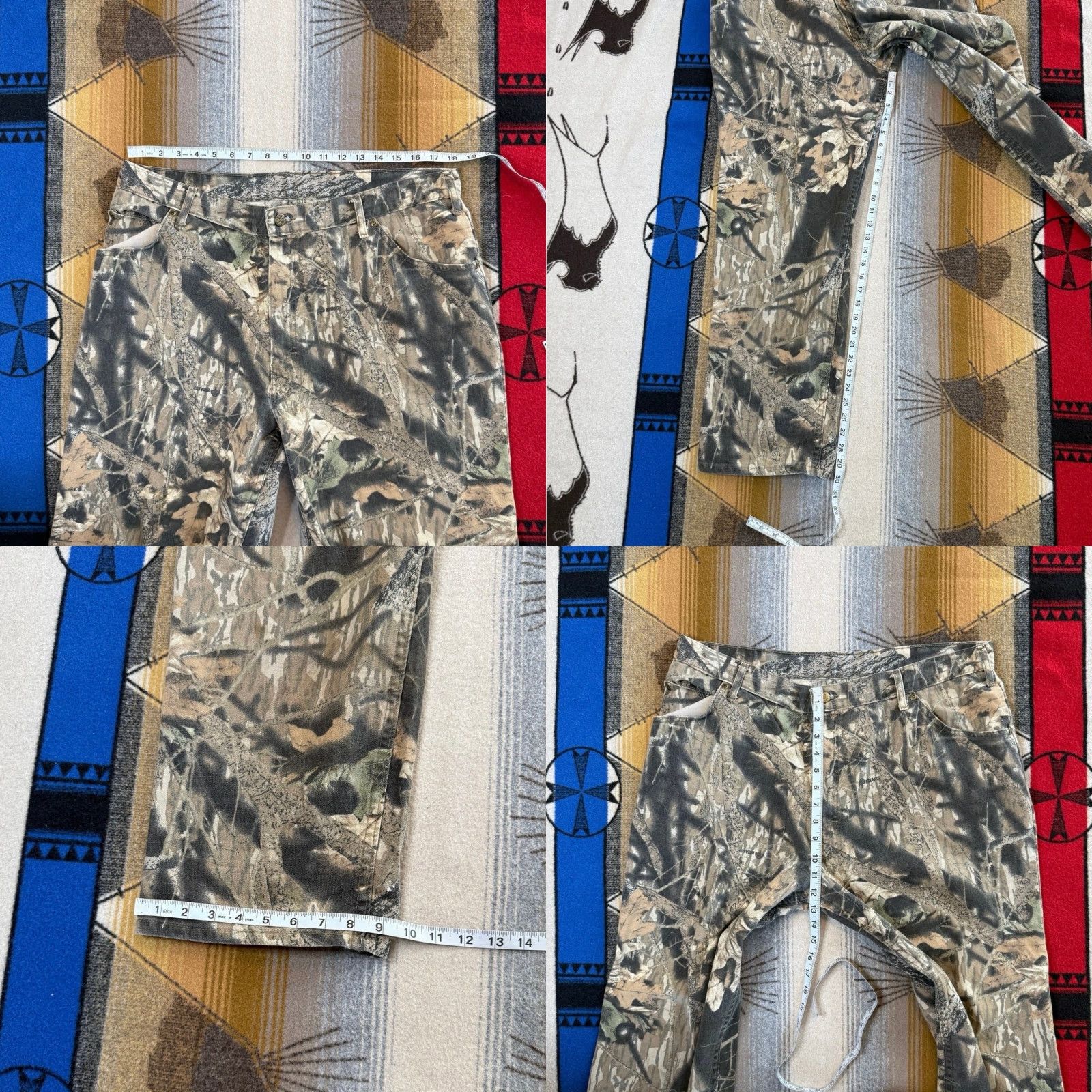 Vintage VINTAGE Cabela’s Jeans Camouflage 36x30 Men Mossy Oak Break Up Camouflage Hunting Outdoor 90s Camouflage Style Straight Size US 36 / EU 52 - 8 Thumbnail