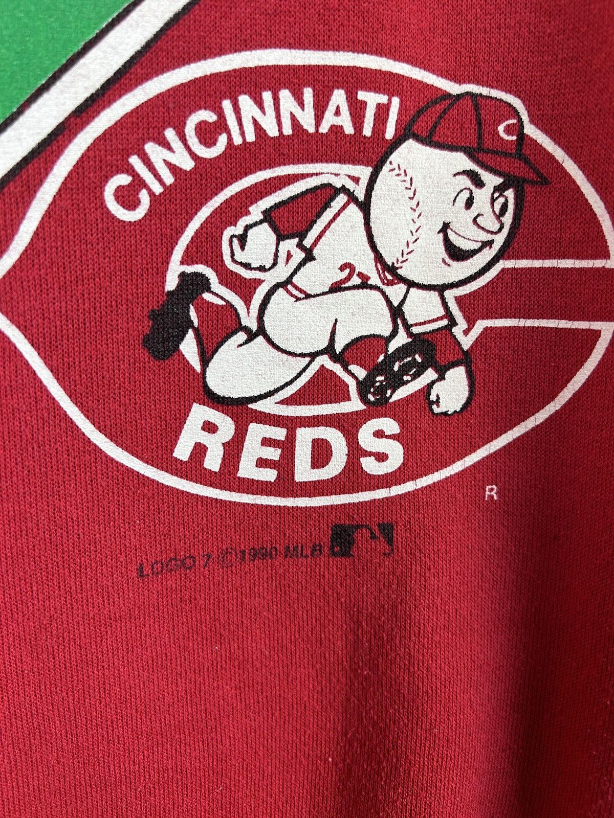 Logo 7 90s Vintage MLB Cincinnati Reds 1990 World Series Sweatshirt Size US M / EU 48-50 / 2 - 3 Thumbnail