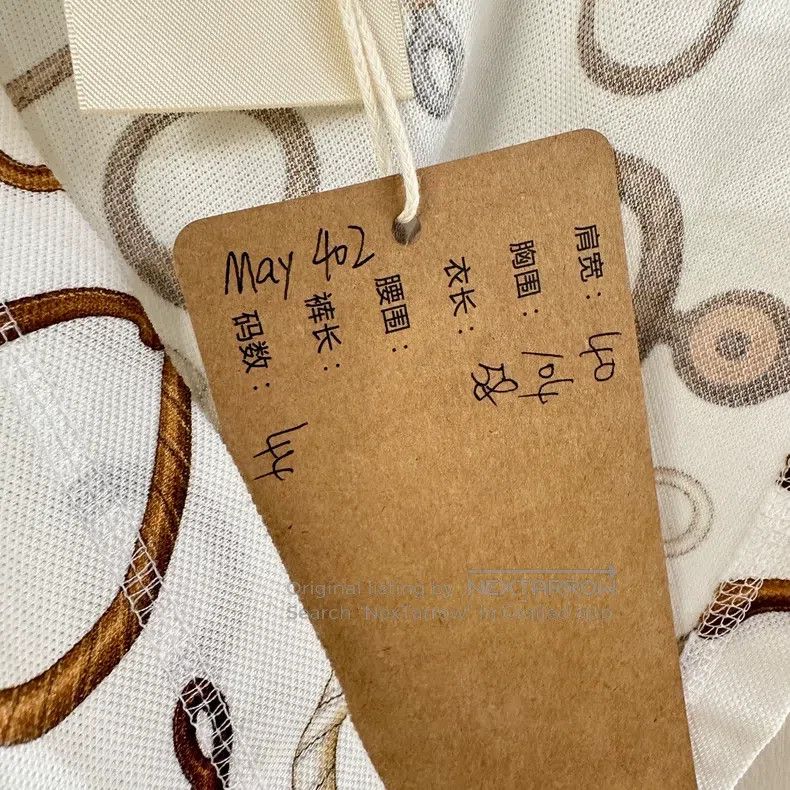 Hermes Hermes Horse Tack Pattern Short Sleeve T-Shirt Size M / US 6-8 / IT 42-44 - 5 Thumbnail