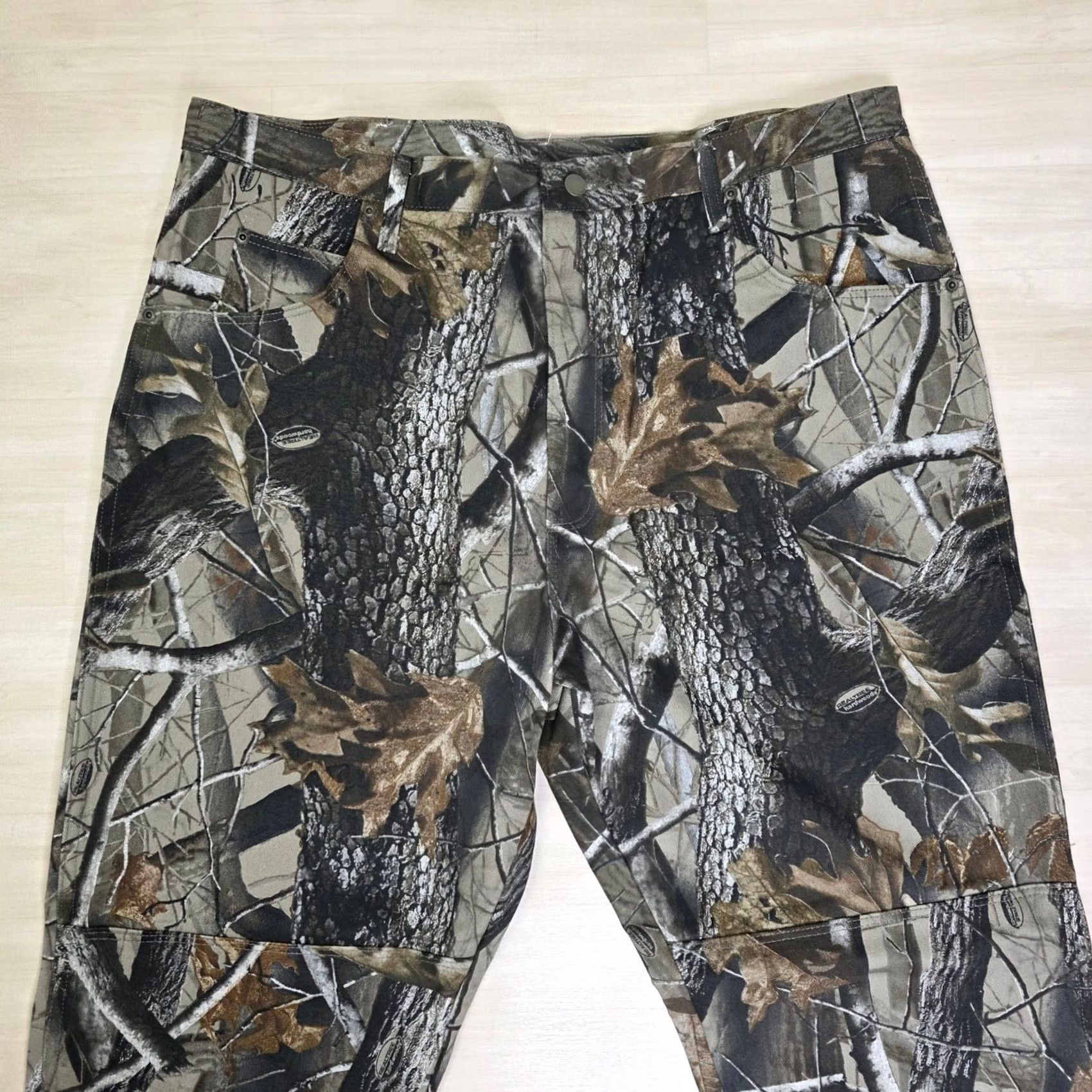 Wrangler VINTAGE Wrangler Realtree Camouflage Pants Men 42x32 Cotton Blend Outdoor Hunting Cargo Casual Workwear Rock 47 by Wrangler Mens Size US 42 / EU 58 - 3 Thumbnail