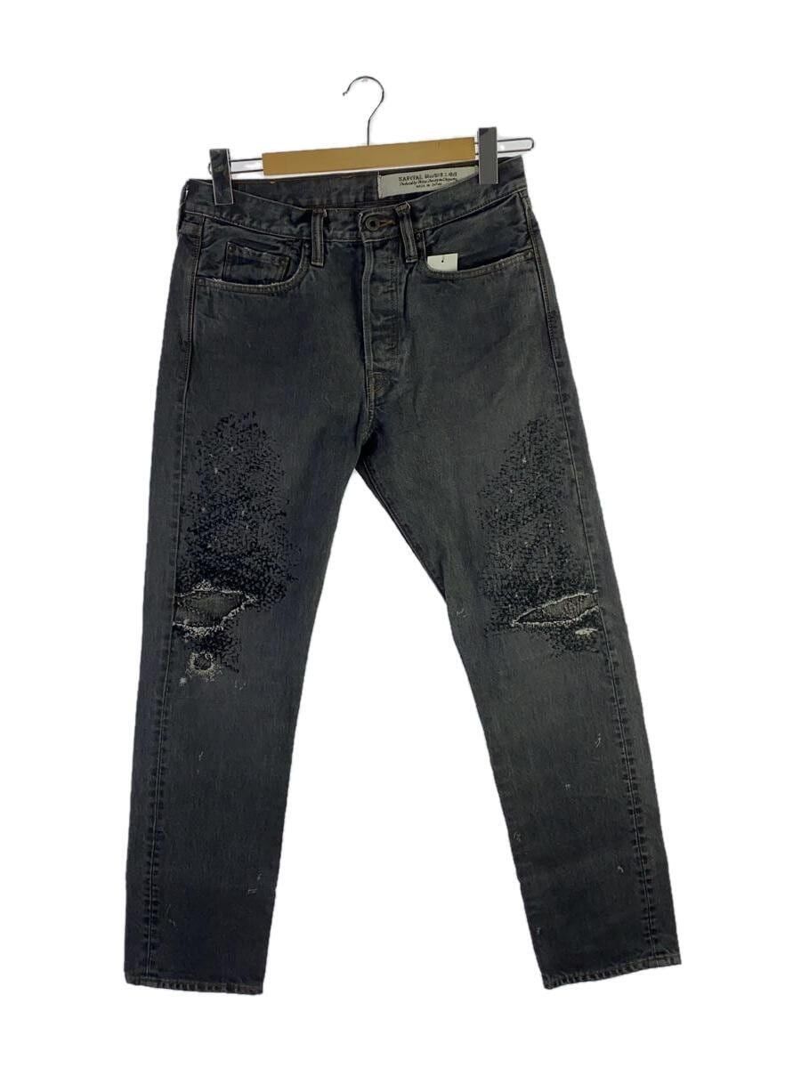 image of Kapital Stitch Denim in Grey, Men's (Size 30)
