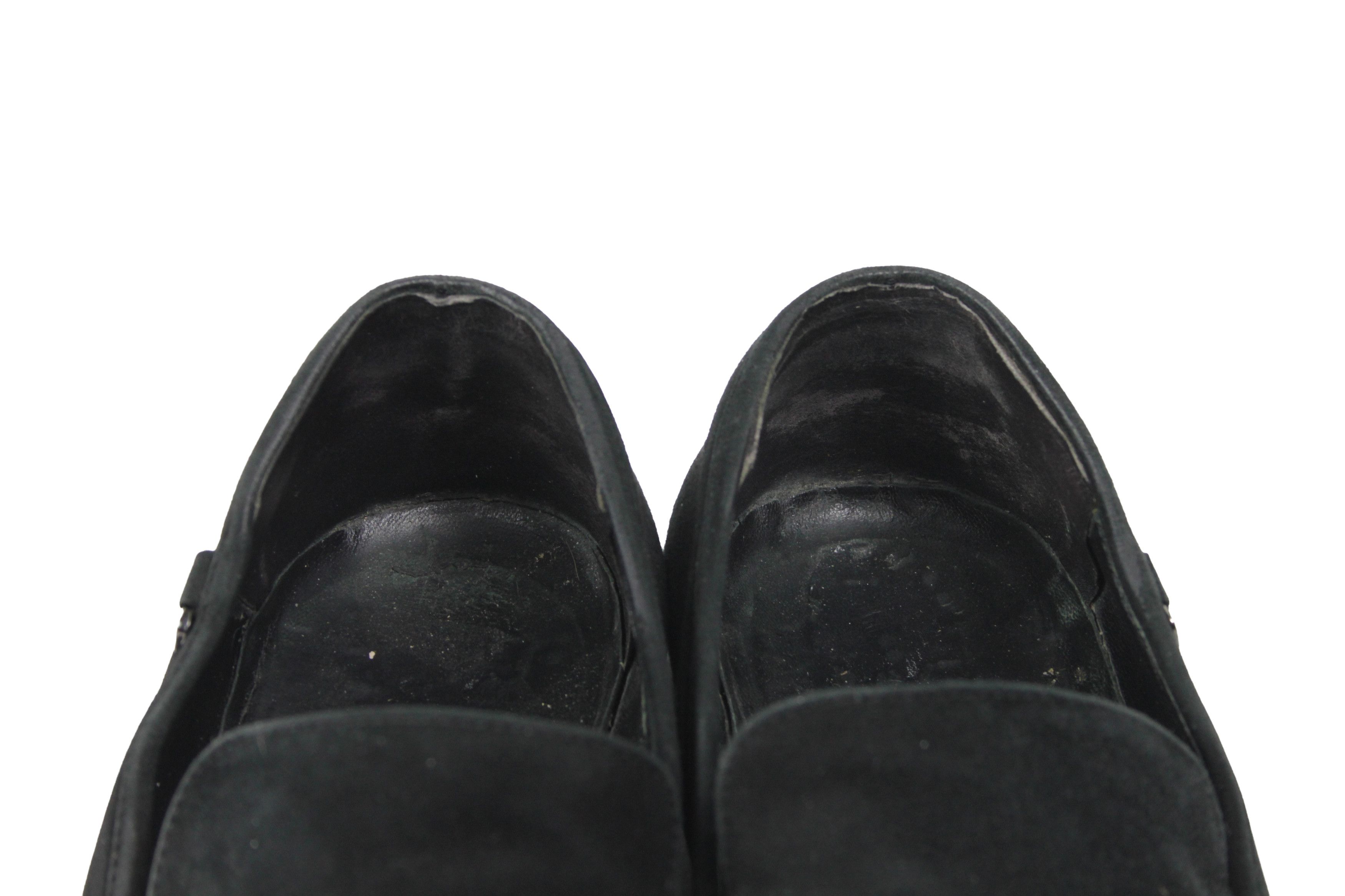 Gianfranco Ferre 90S Logo Suede Loafers Vintage Size US 9 / IT 39 - 10 Thumbnail