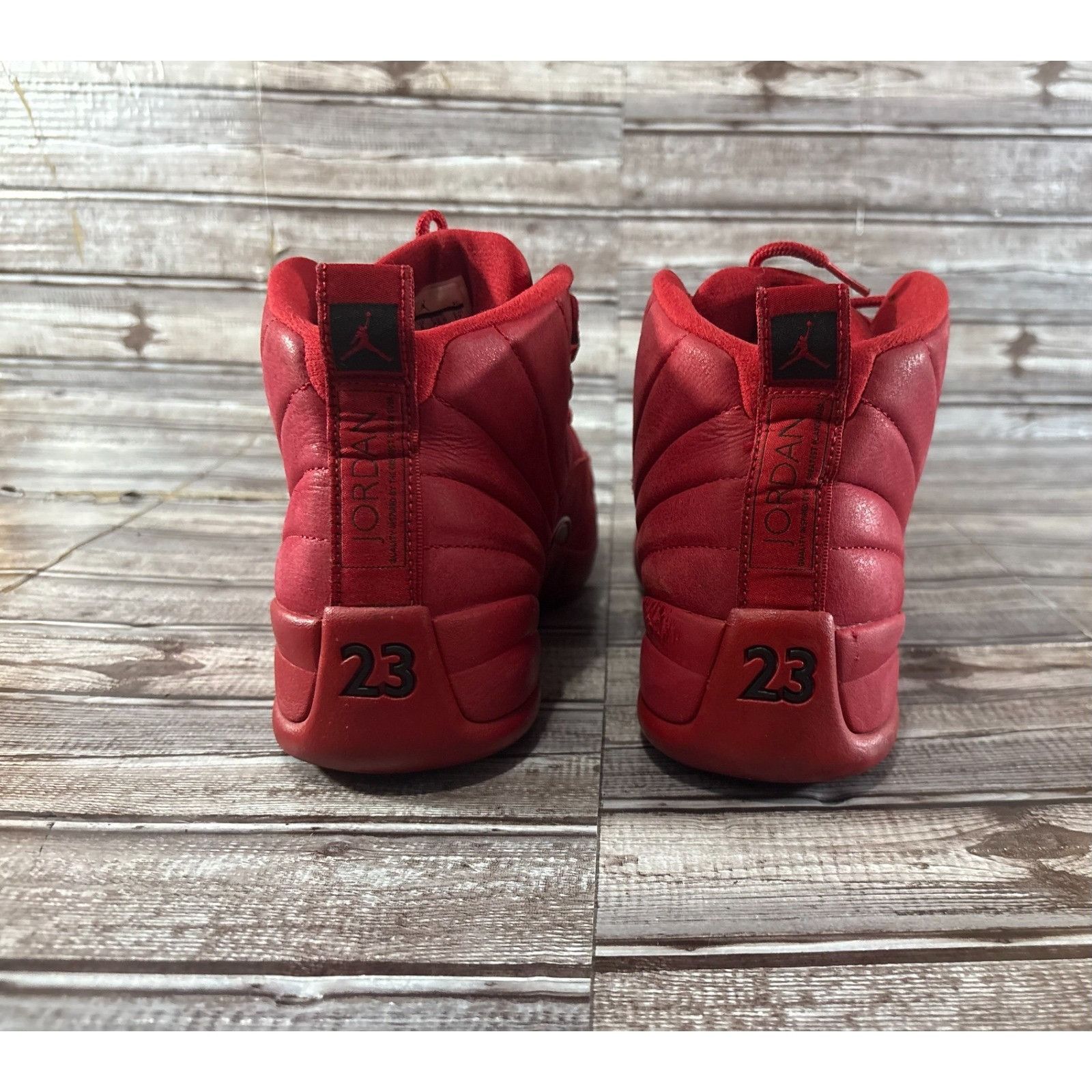 Nike Nike Air Jordan 12 Retro Gym Red 2018 Triple Red Black XII 1 Size US 9 / EU 42 - 3 Thumbnail