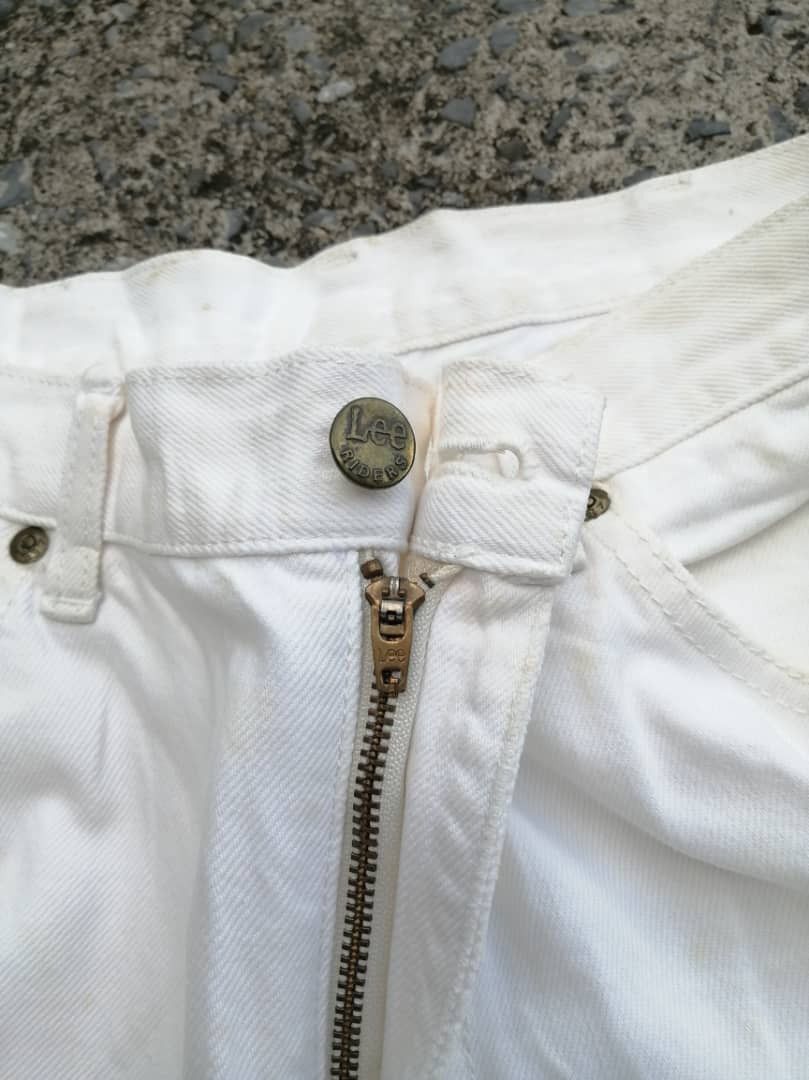 Lee Lee White Pants Size US 31 - 10 Thumbnail