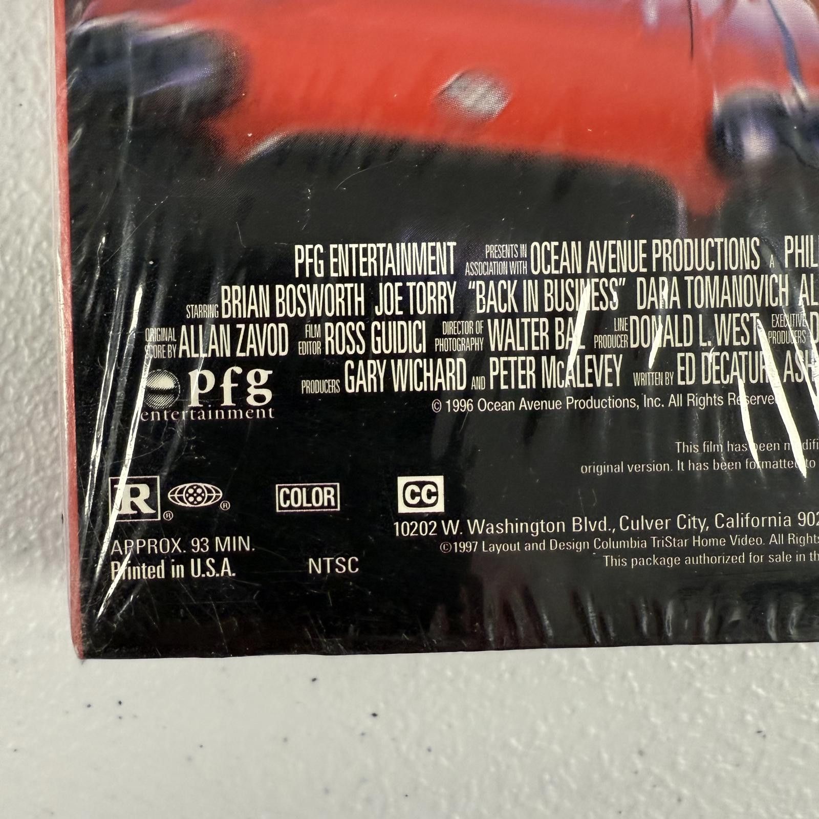 Designer Back in Business VHS 1996 PROMO DEMO Tape SEALED DS RARE Size ONE SIZE - 5 Thumbnail