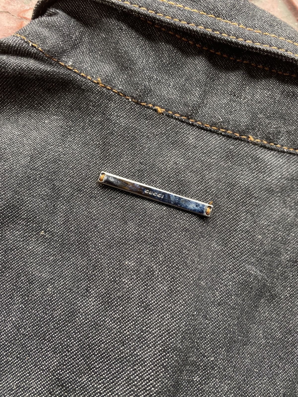 Gucci 2000s - GUCCI TOMFORD SLIM DENIM SLEEVES Size XS / US 0-2 / IT 36-38 - 13 Thumbnail