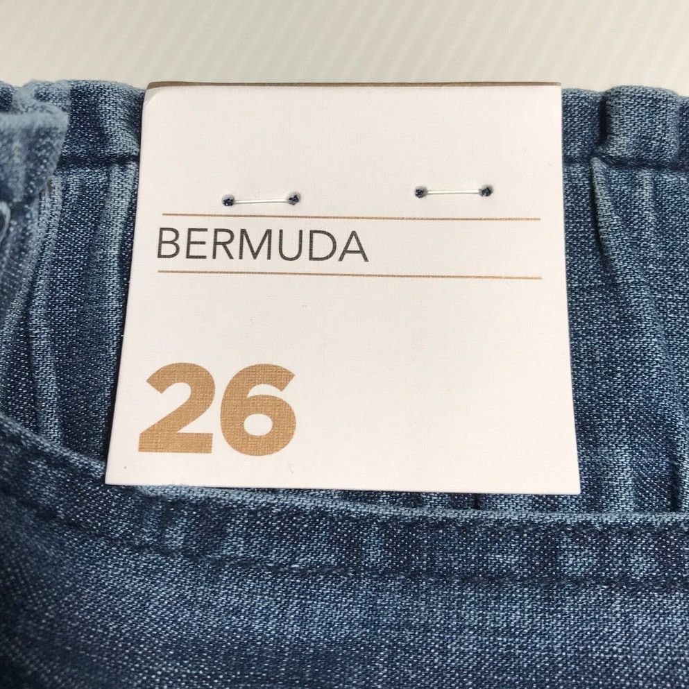 Other NWT Lane Bryant High-Rise Relaxed Fit Bermuda Jean Shorts 26 Size 26" / US 2 / IT 38 - 7 Thumbnail