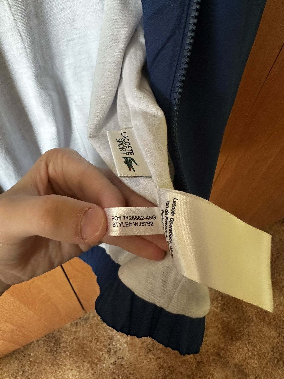 Lacoste Lacoste full zip jacket light Size US S / EU 44-46 / 1 - 9 Thumbnail