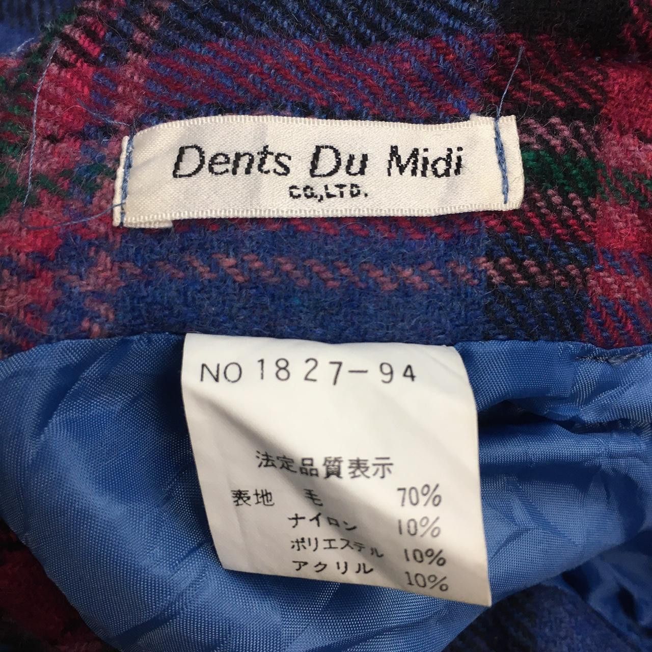 Dents Vtg DENTS DU MIDI Plaid Long Pants Trousers Casual Pants Size 25" / US 0 / IT 36 - 4 Thumbnail