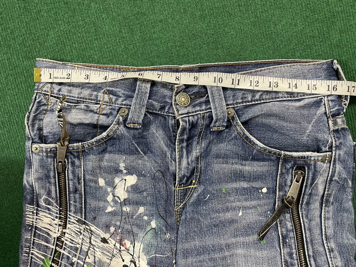 Levi's Levis Paint Splatter Flair Cutting Very Rare Jeans Size US 32 / EU 48 - 12 Thumbnail