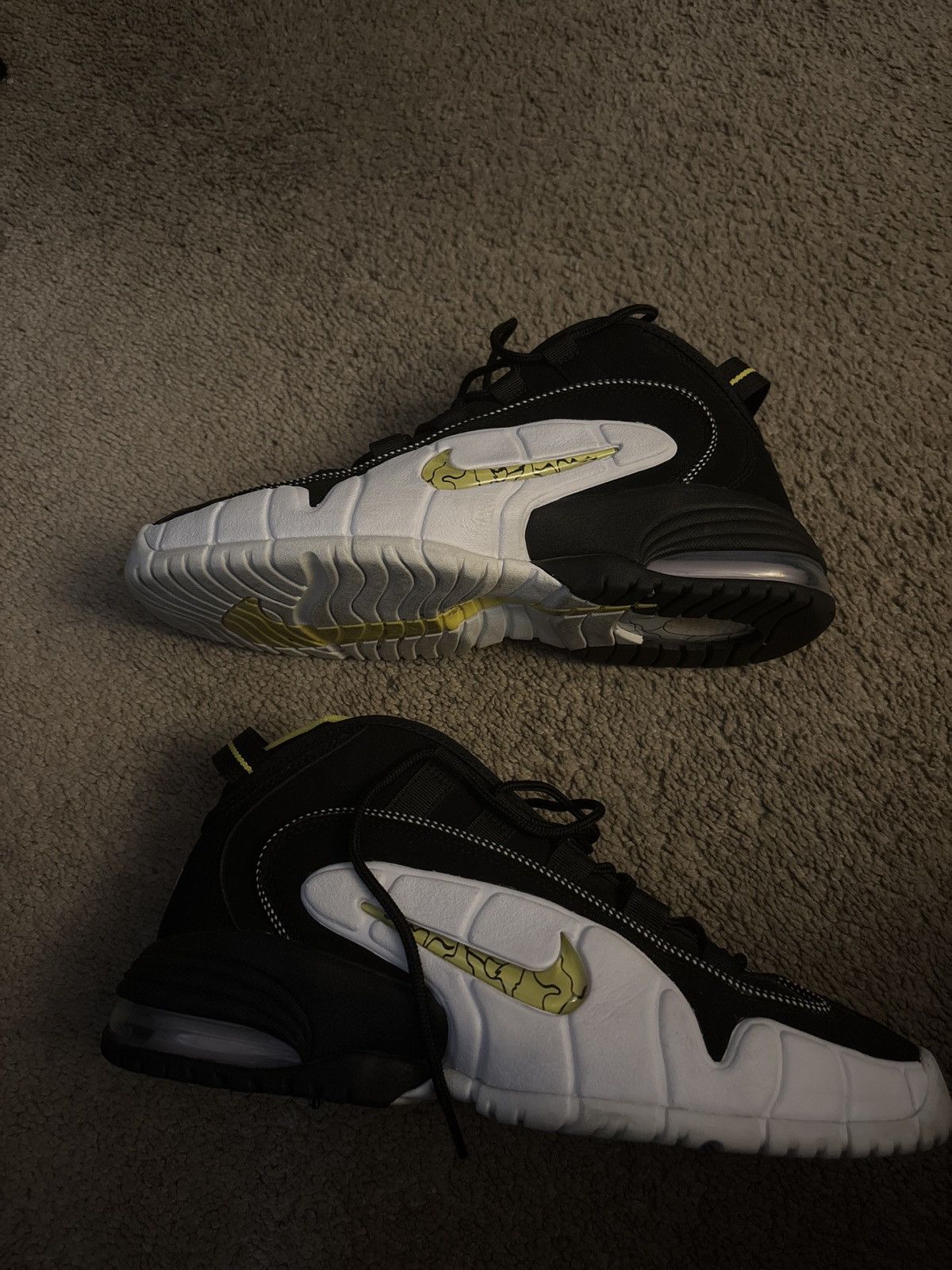 Nike Nike air max penny 1 black/yellow Size US 10.5 / EU 43-44 - 6 Thumbnail