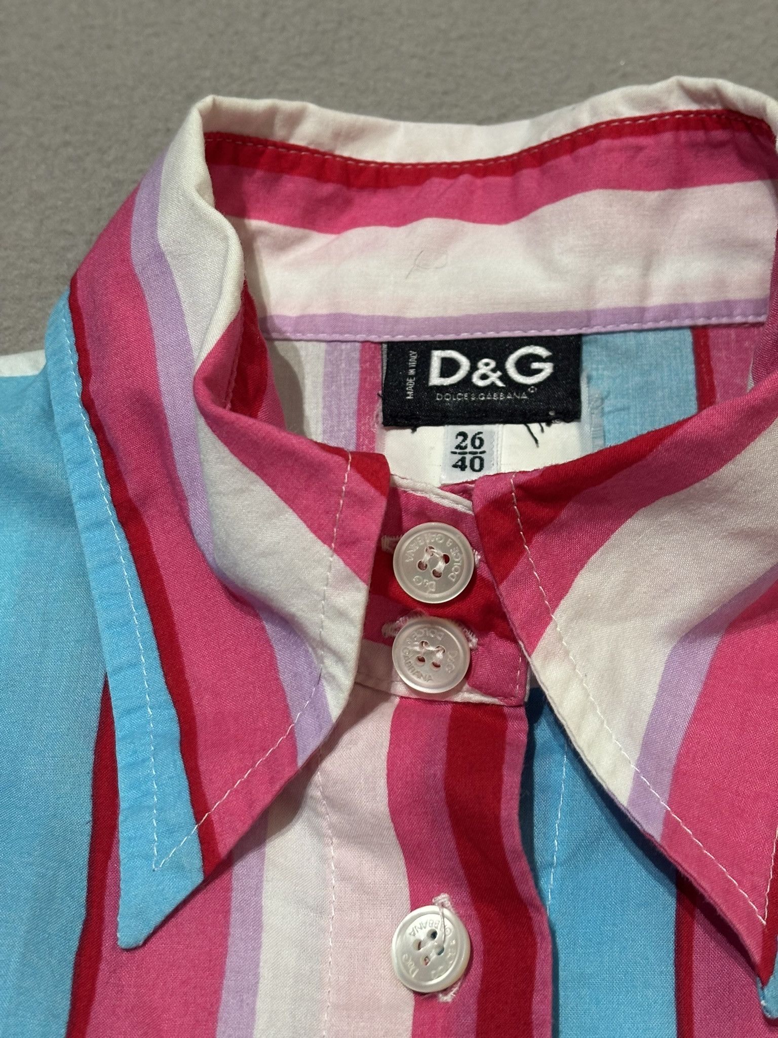 Dolce & Gabbana Dolce Gabbana shirt stripes Multicolor size 40 Size S / US 4 / IT 40 - 12 Thumbnail