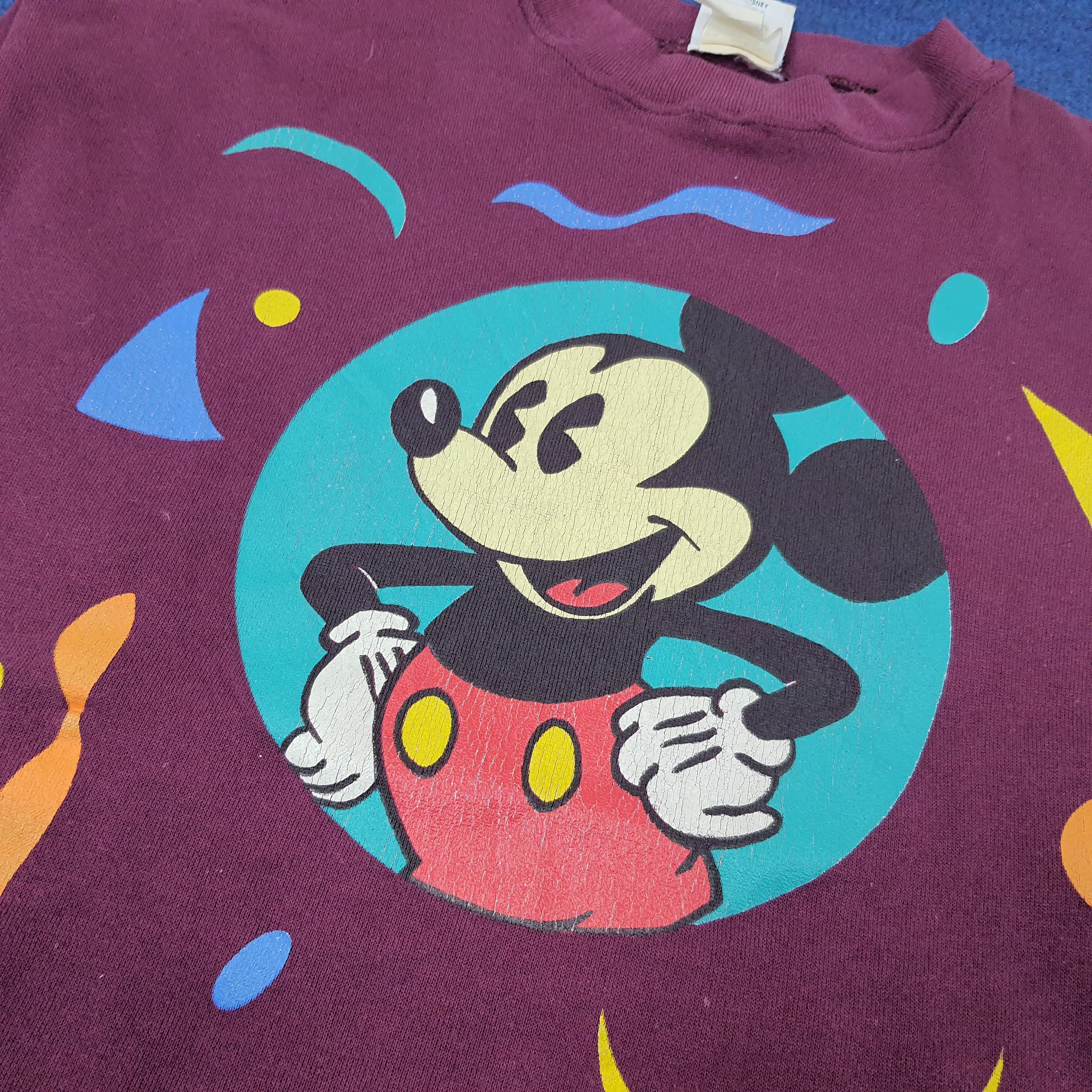 Mickey Mouse Vintage Disney Mickey Mouse Sweatshirt C255N18 Size US M / EU 48-50 / 2 - 2 Thumbnail