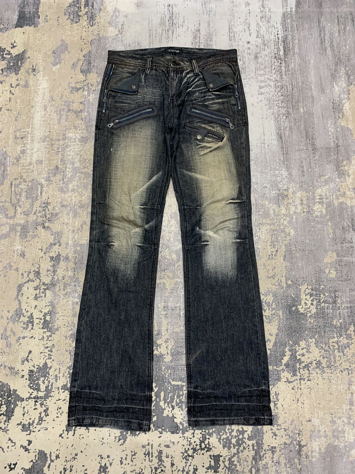 If Six Was Nine Japanese Topism Ifsixwasnine Flare Jeans 32x33 Size US 32 / EU 48 - 1 Thumbnail