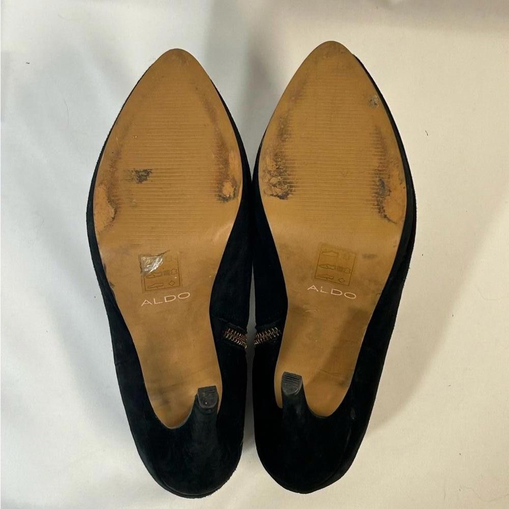 Aldo Aldo Alhurshah Black Suede Platform Booties, 8.5 Size US 8.5 / IT 38.5 - 5 Thumbnail