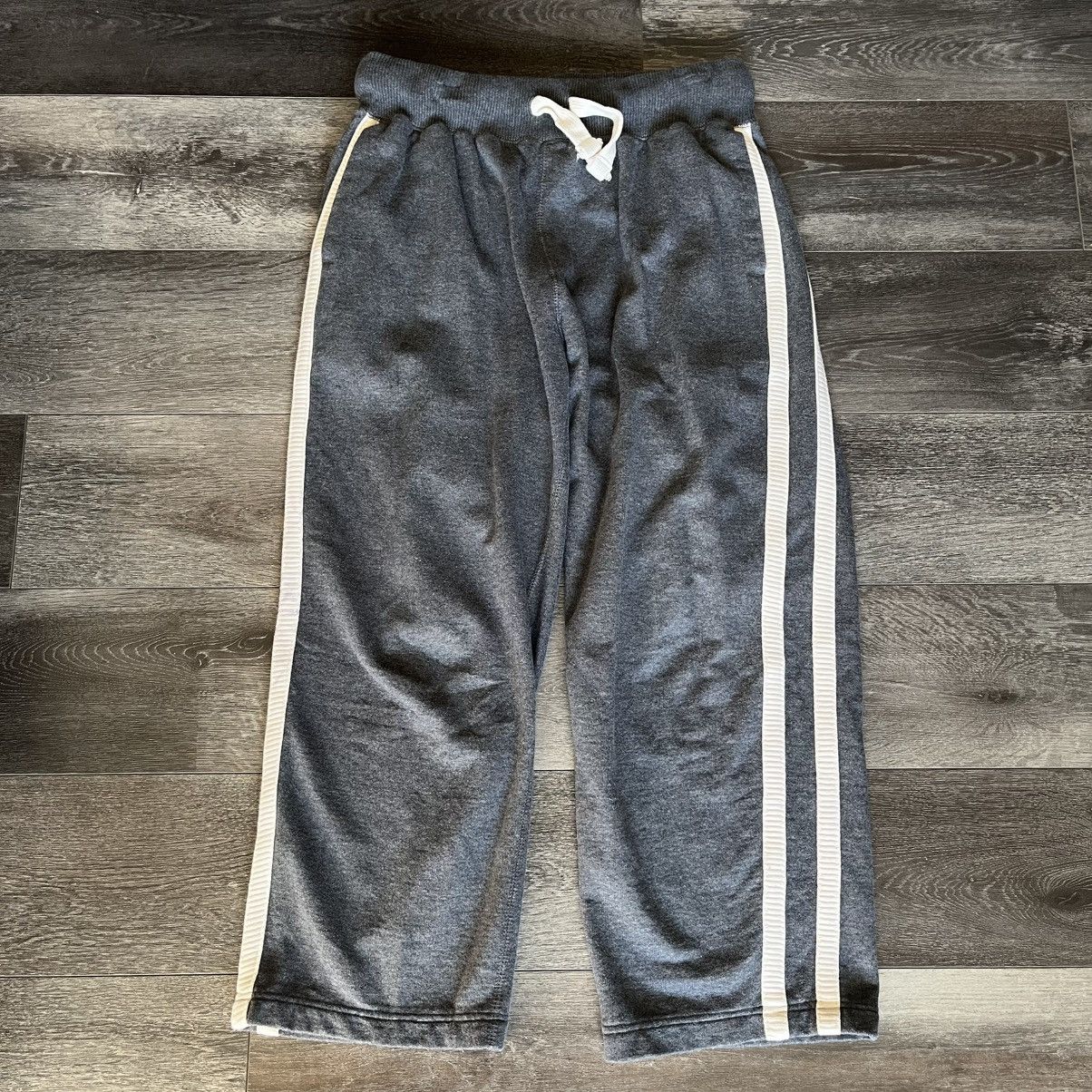 Old Navy Vintage Y2K Old Navy Dark Grey Heavyweight Stripe Sweatpants Size US 32 / EU 48 - 1 Thumbnail