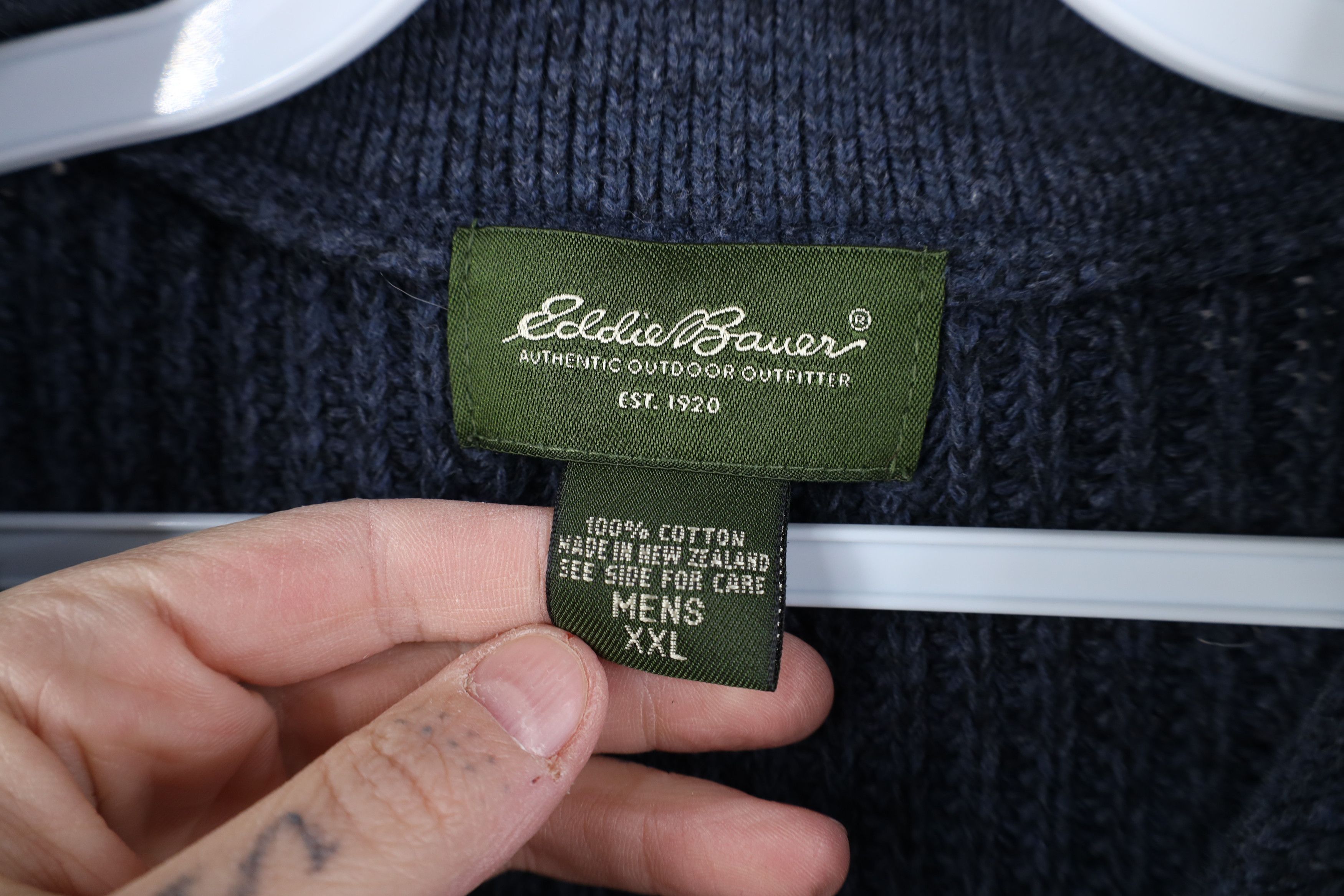 Eddie Bauer Vintage Eddie Bauer Ribbed Knit 1/4 Zip Pullover Sweater Size US XXL / EU 58 / 5 - 5 Thumbnail