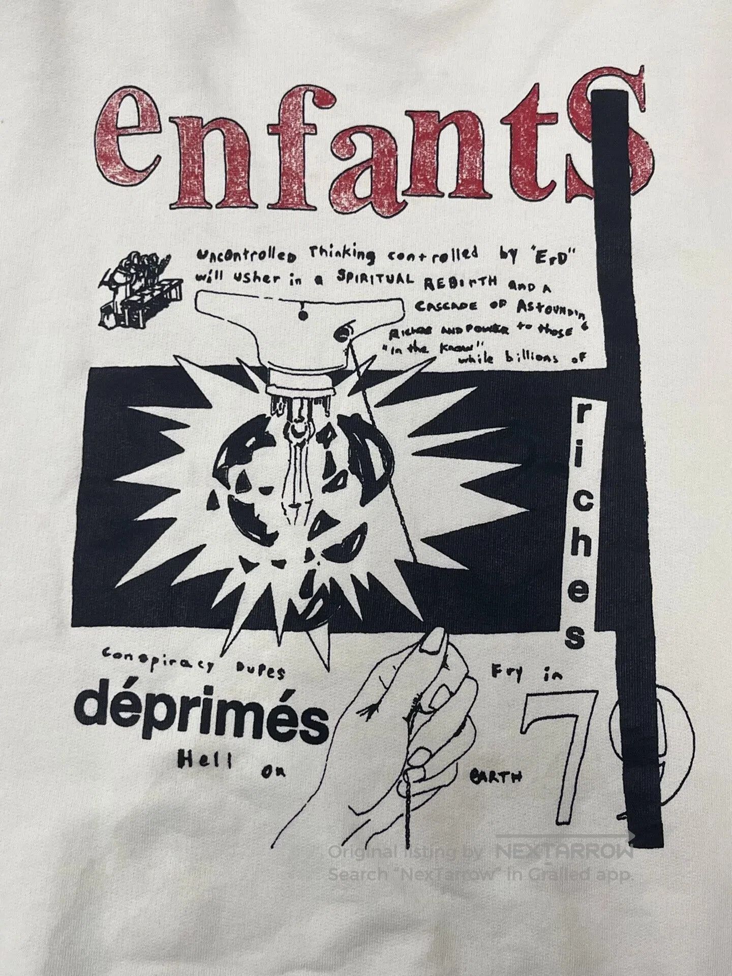 Enfants Riches Deprimes Enfants Riches Deprimes Logo Sweatshirt XS. Size US XS / EU 42 / 0 - 4 Thumbnail