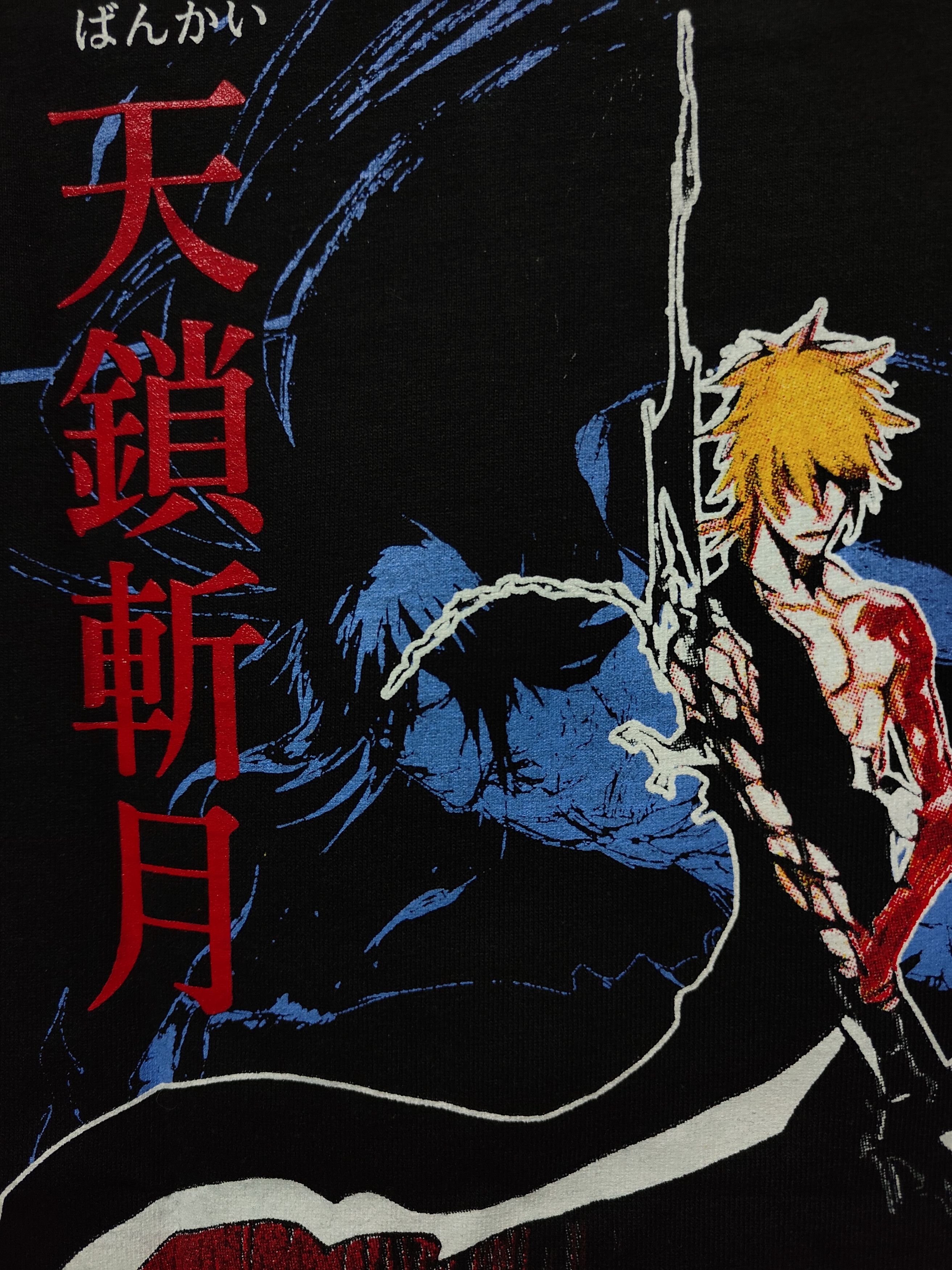 Anime Bleach Kurosaki Ichigo Hollowfied T-shirt Size US XL / EU 56 / 4 - 7 Thumbnail