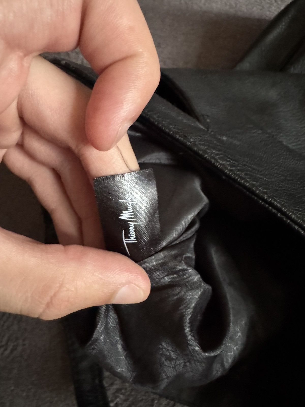 Thierry Mugler Thierry Mugler leather patfums bag shoppers Size ONE SIZE - 7 Thumbnail