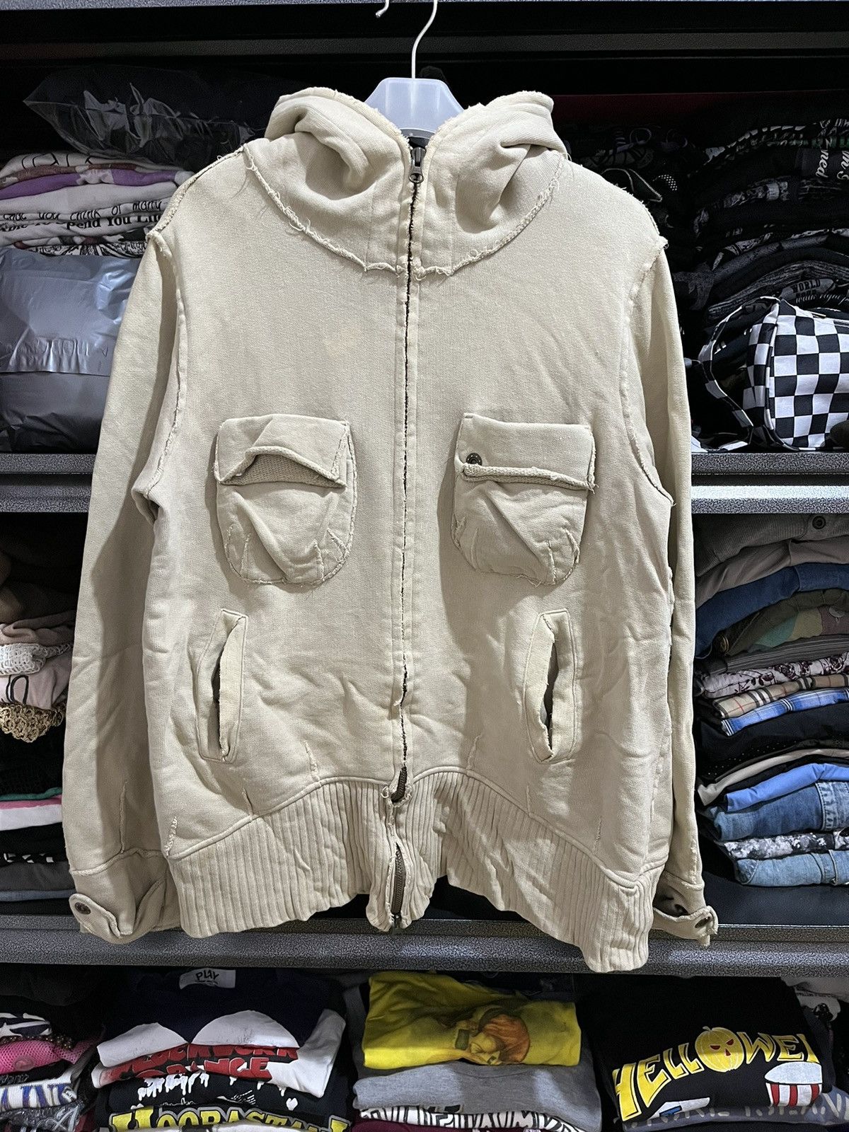 Enchantment × If Six Was Nine × Le Grande Bleu (L.G.B.) 💸BINDINGOFFER💸Enchantement cargo pocket pilot hoodie Size US L / EU 52-54 / 3 - 1 Thumbnail