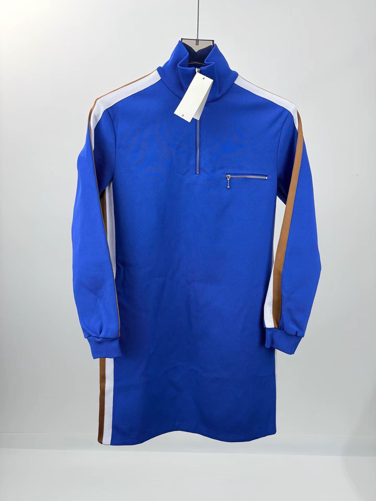 TORY BURCH Stand Collar Half-Zip Dress K1