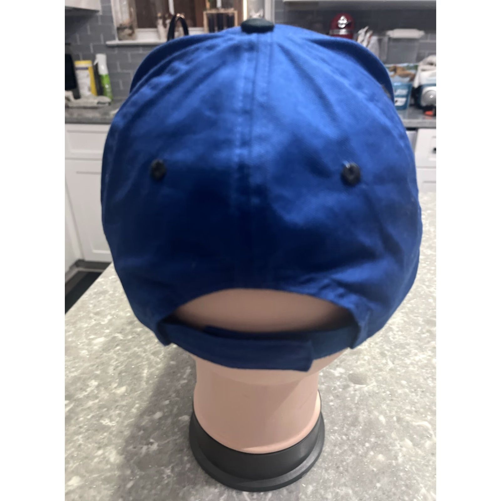Vintage Rock Hounds Cap Embroidered Midland Texas Baseball Men S/M Blue Cotton Canvas Adjustable Baseball Cap Size ONE SIZE - 3 Thumbnail